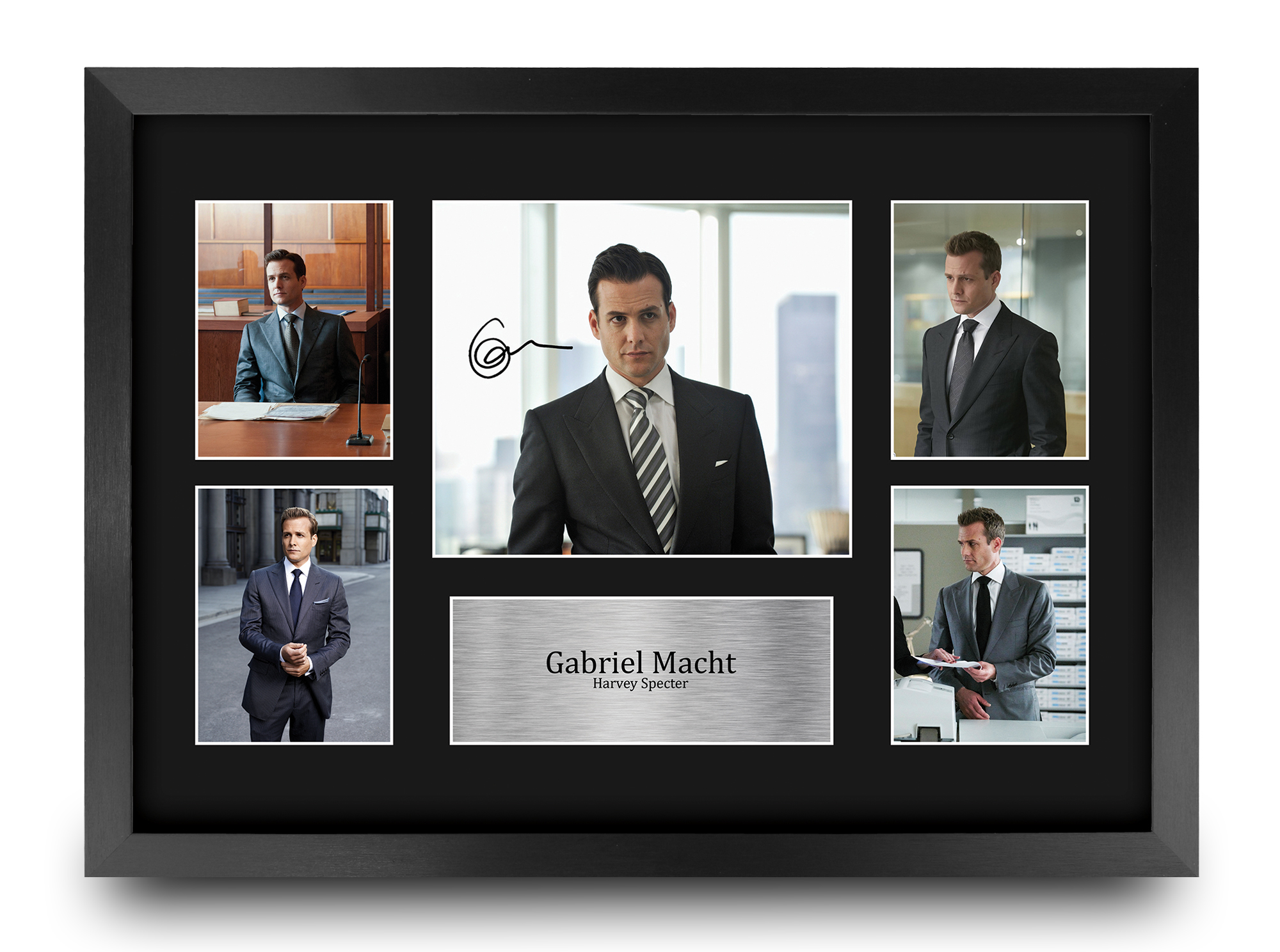 Gabriel Macht Suits Cool Gift Idea Printed Framed Autograph Picture for TV Fans - Bild 10 von 24