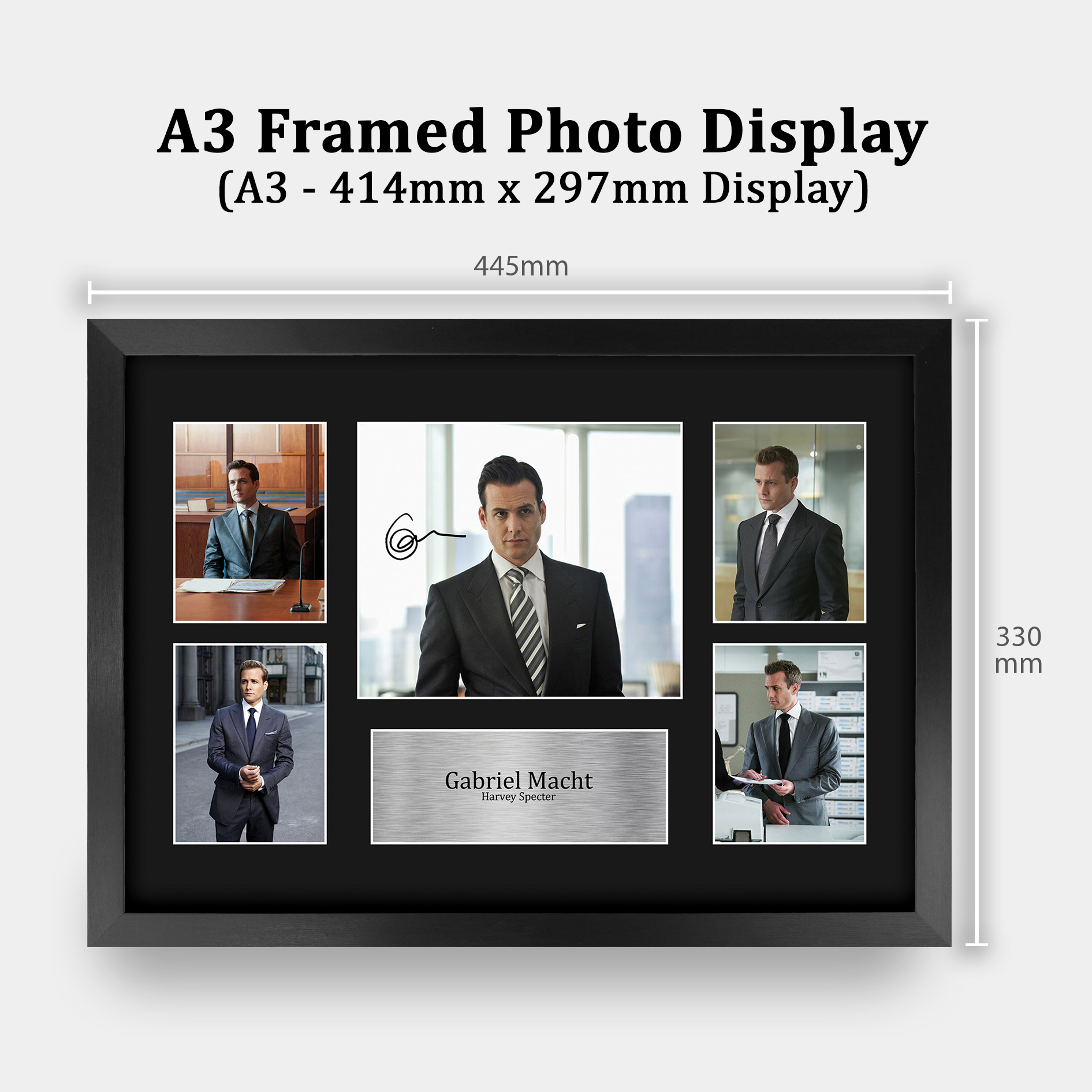 Gabriel Macht Suits Cool Gift Idea Printed Framed Autograph Picture for TV Fans - Bild 11 von 24