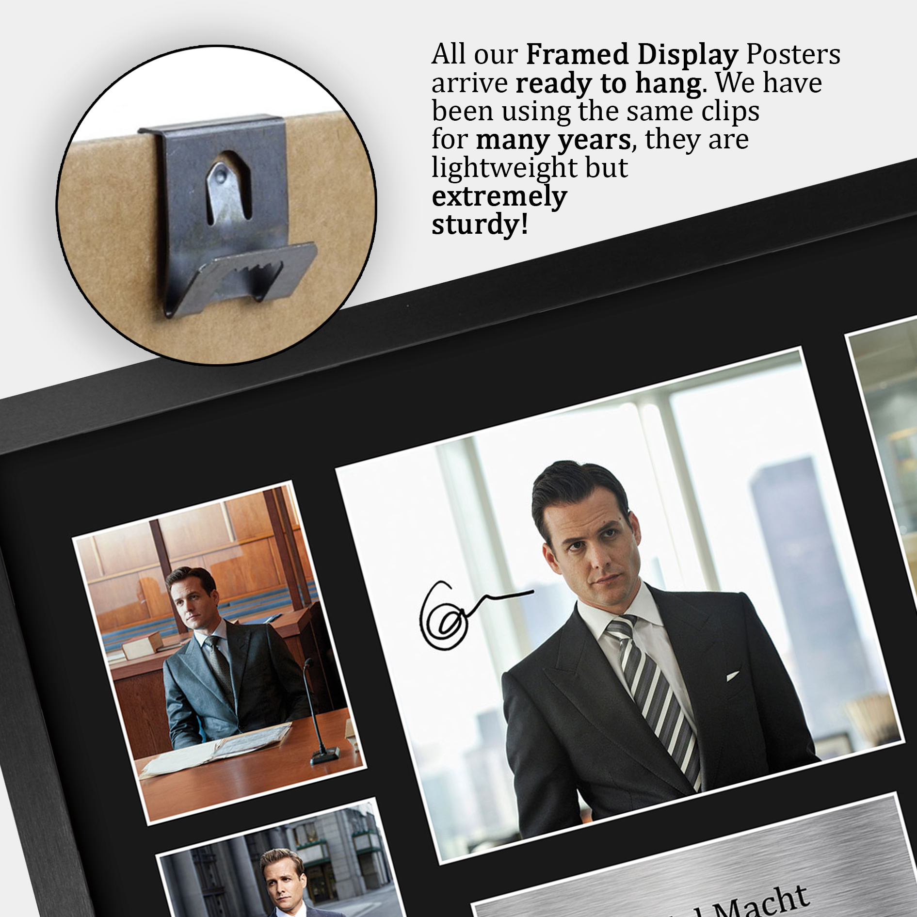 Gabriel Macht Suits Cool Gift Idea Printed Framed Autograph Picture for TV Fans - Bild 14 von 24