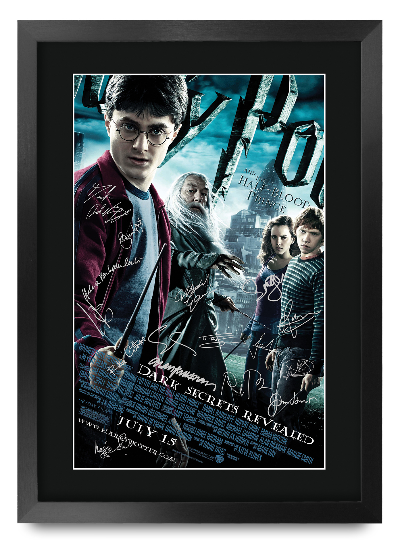 Harry Potter Movie Collection Framed Signed Movie A3 Posters Autographs Prints - Picture 58 of 143