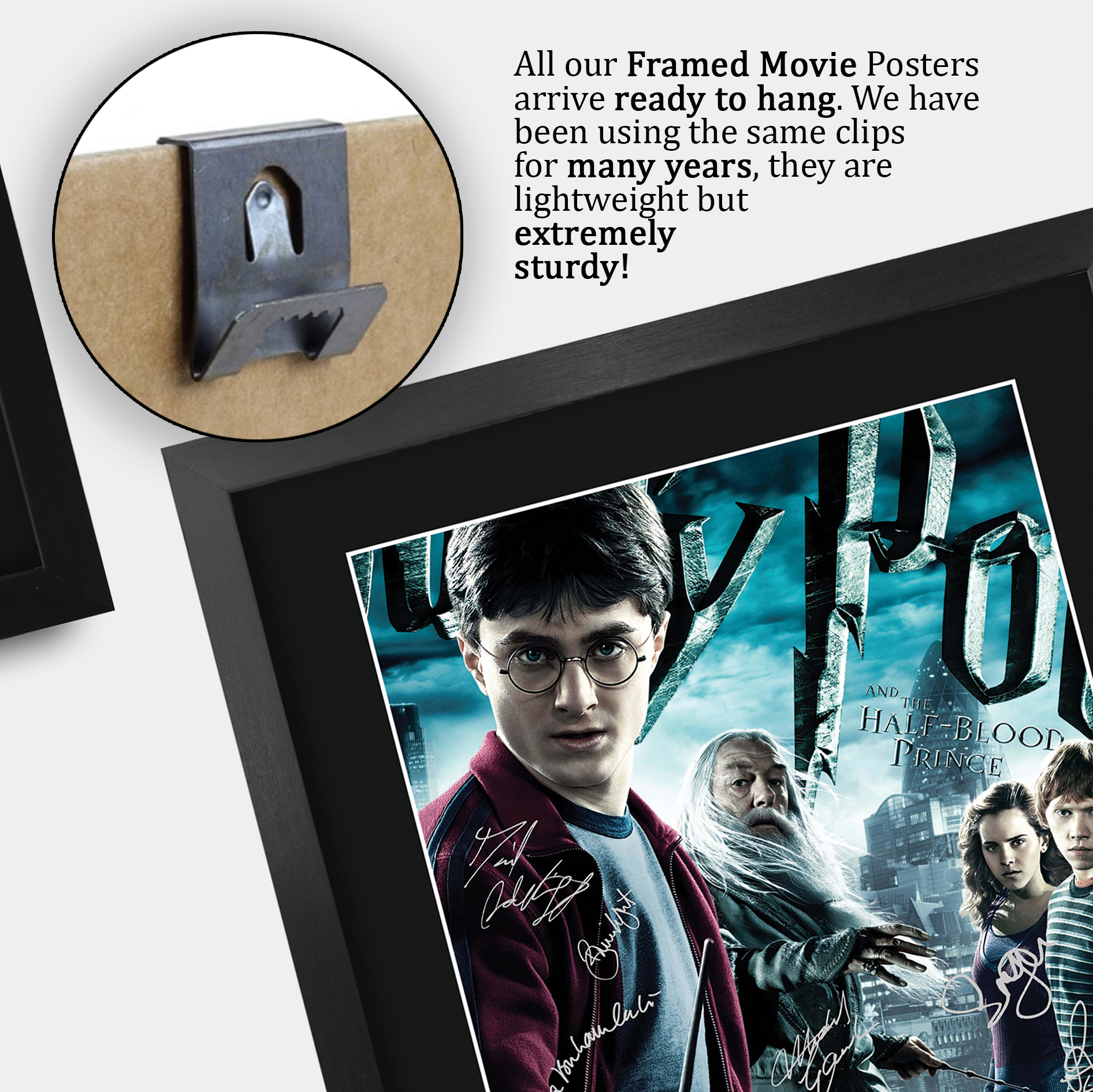 Harry Potter Movie Collection Framed Signed Movie A3 Posters Autographs Prints - Picture 62 of 143