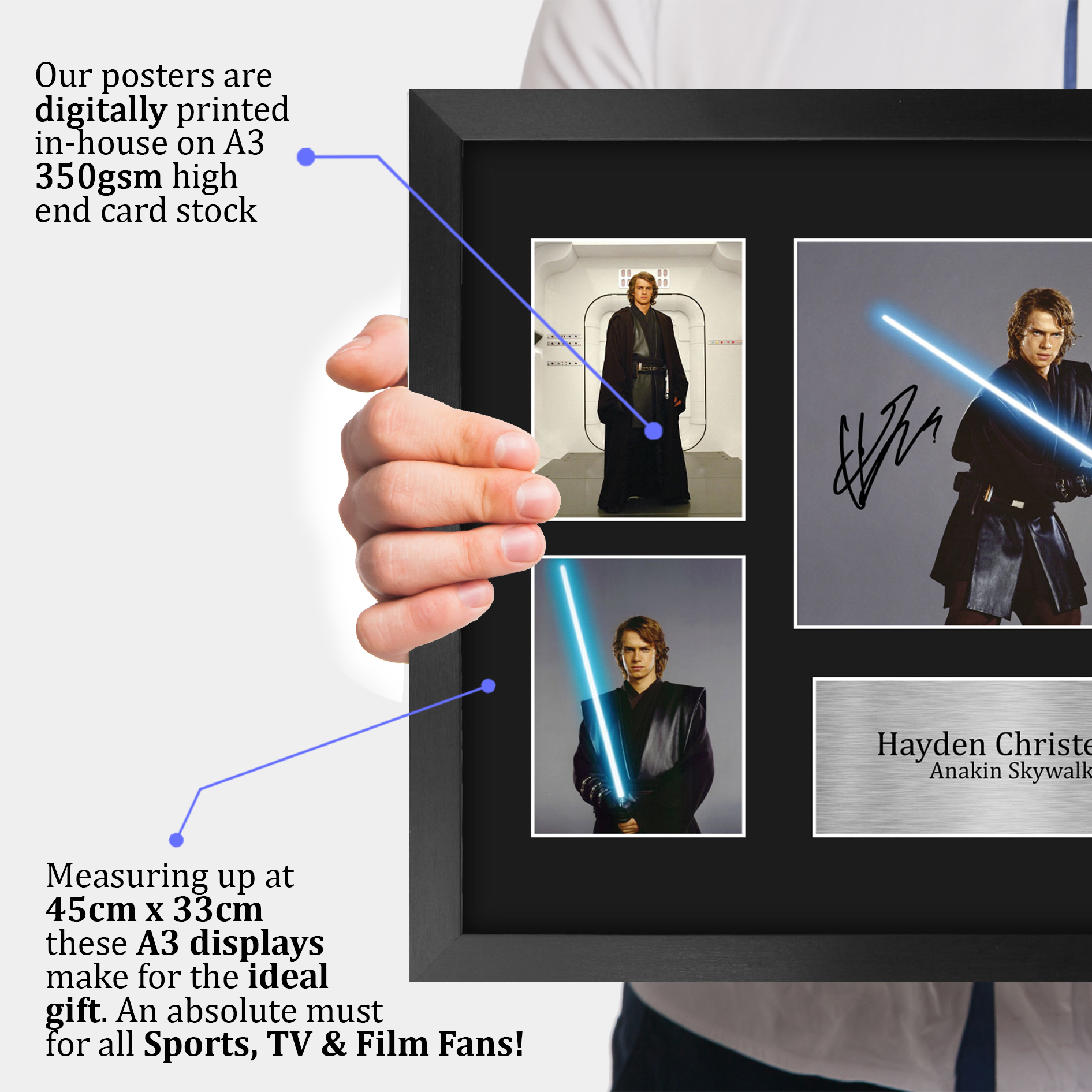 Photo Signée Henry Cavill Superman – Format A4, Impression Qualité, Pour Fans Et Collectionneurs