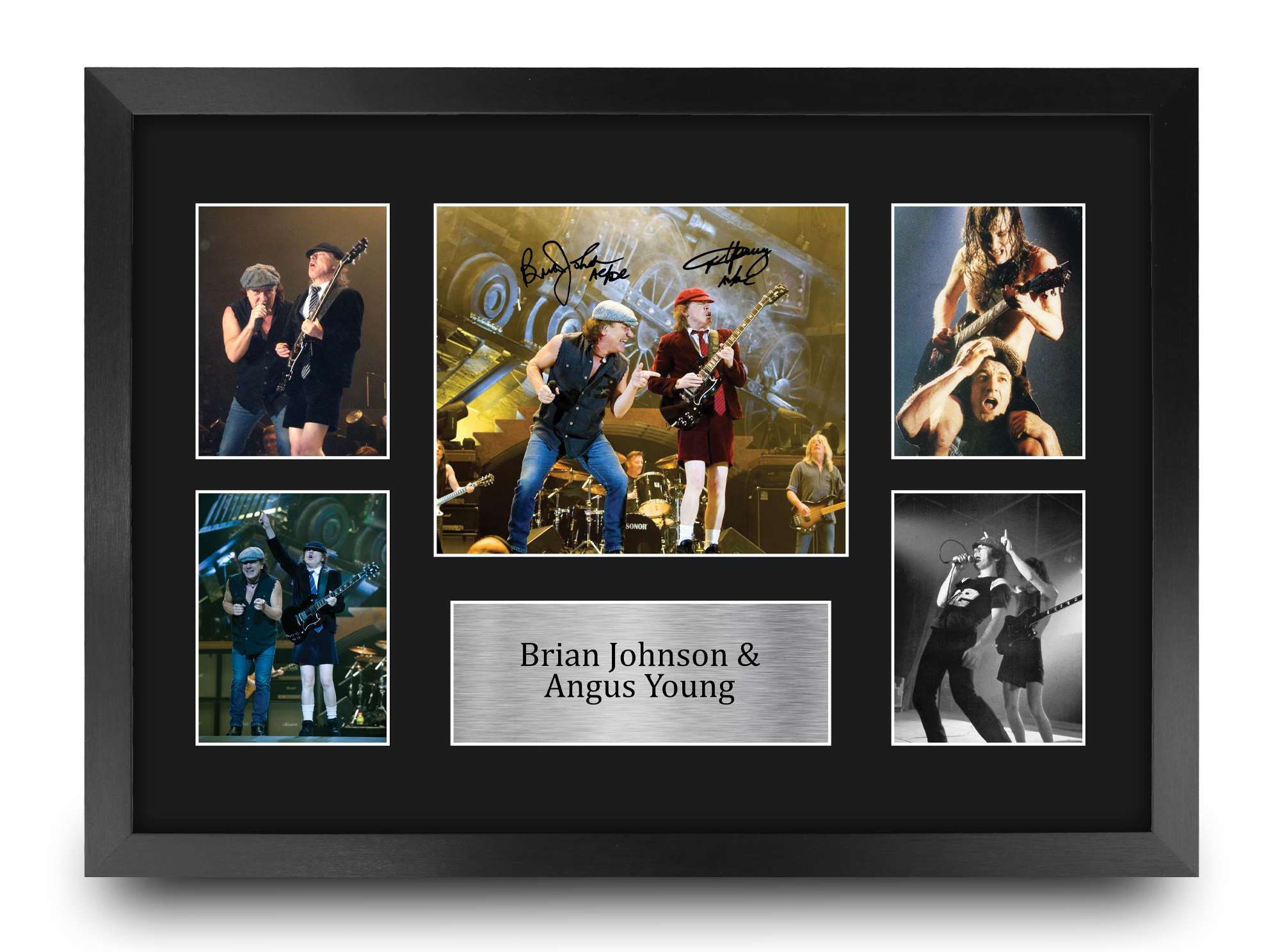 Young and Johnson Signed Pre Printed Autograph A4 Photo Gift For an AC/DC Fan - Picture 18 of 33