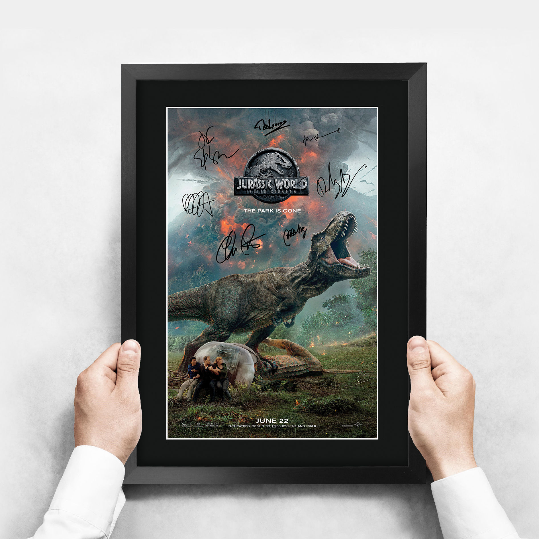 Jurassic Park Excellent Gift Idea Printed A3 Poster Signed Picture for Movie Fan - Picture 27 of 49
