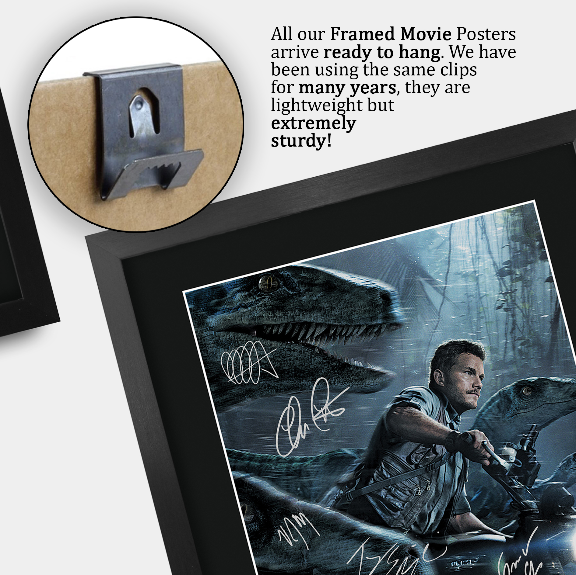 Jurassic Park Excellent Gift Idea Printed A3 Poster Signed Picture for Movie Fan - Picture 22 of 49