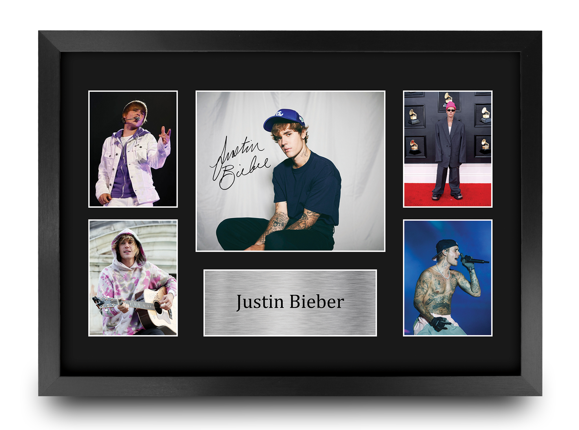 justin bieber サイン入り写真 Justin Bieber Signed Pre Printed Autograph A4 Photo Gift For