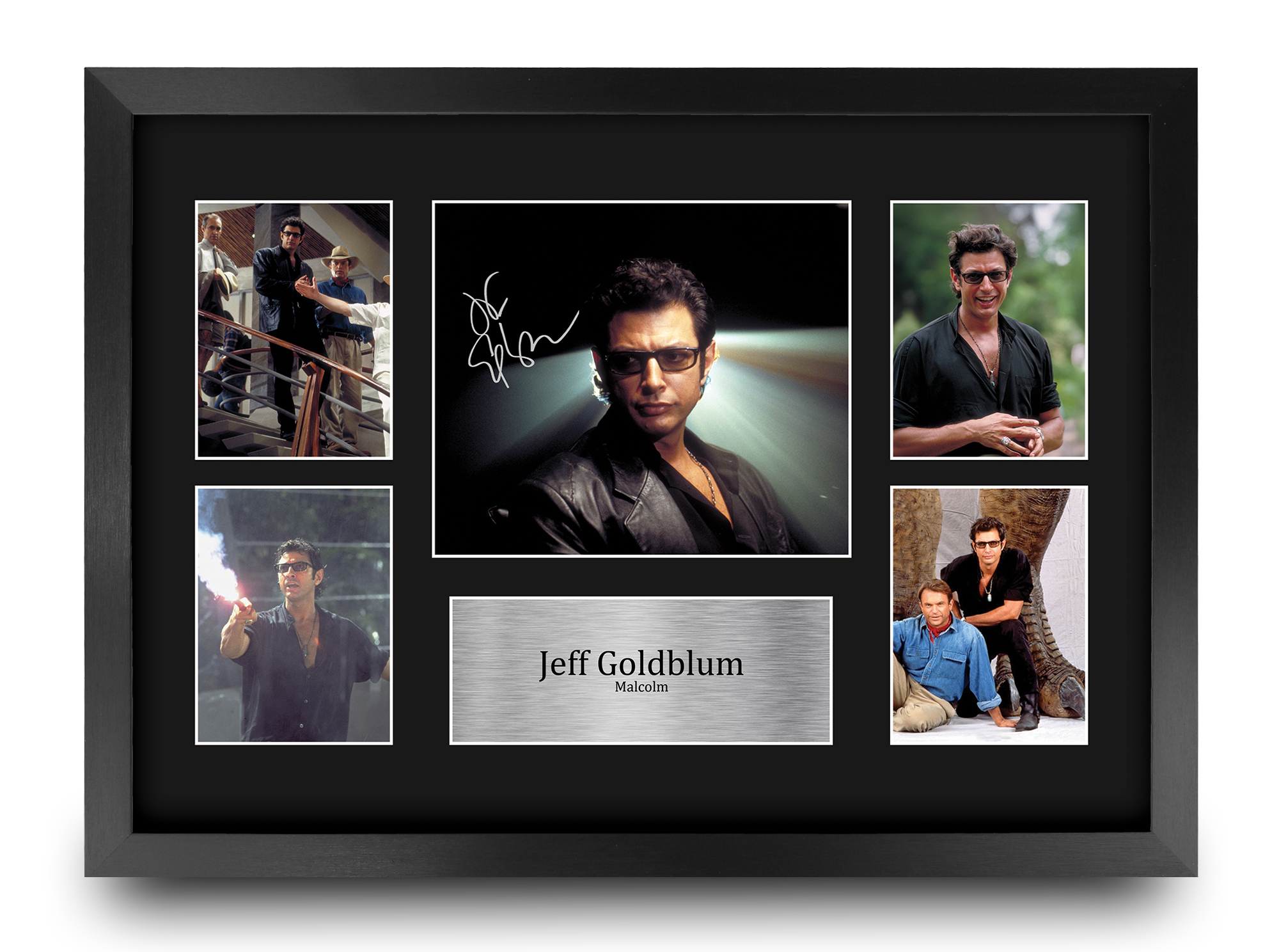Jeff Goldblum Jurassic Park Gift Framed Autograph Picture Print to Movie Fans - Picture 10 of 24