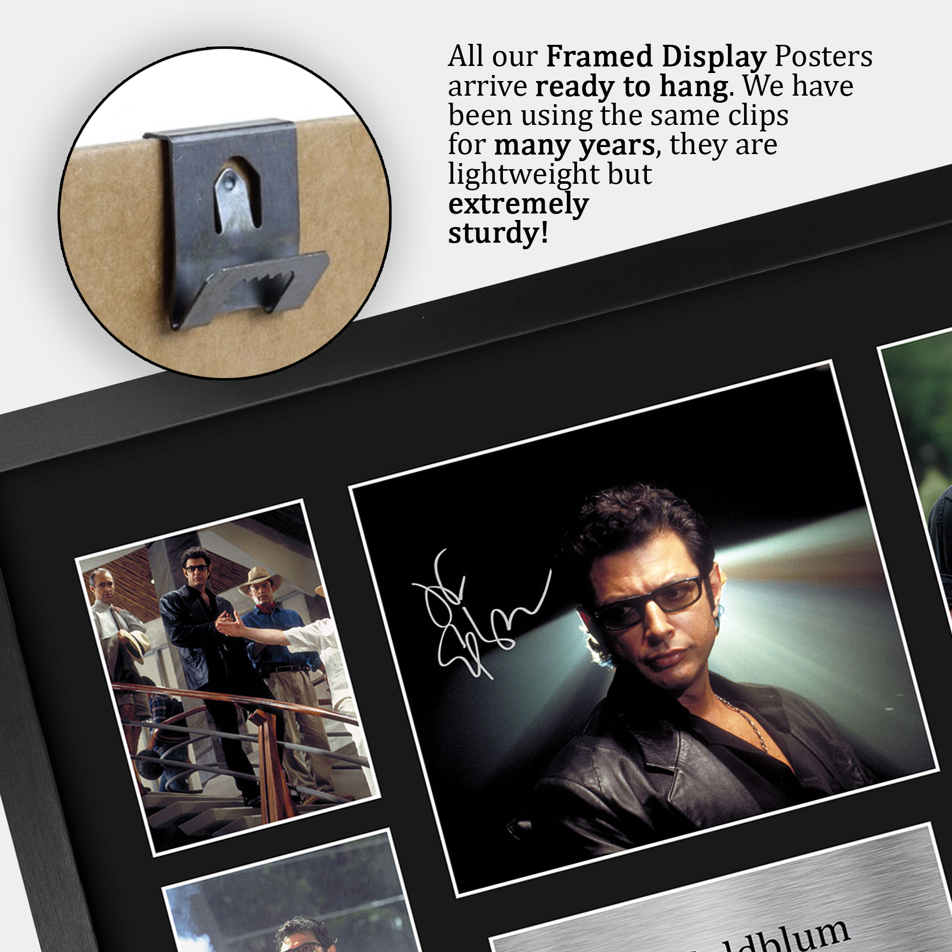 Jeff Goldblum Jurassic Park Gift Framed Autograph Picture Print to Movie Fans - Picture 14 of 24