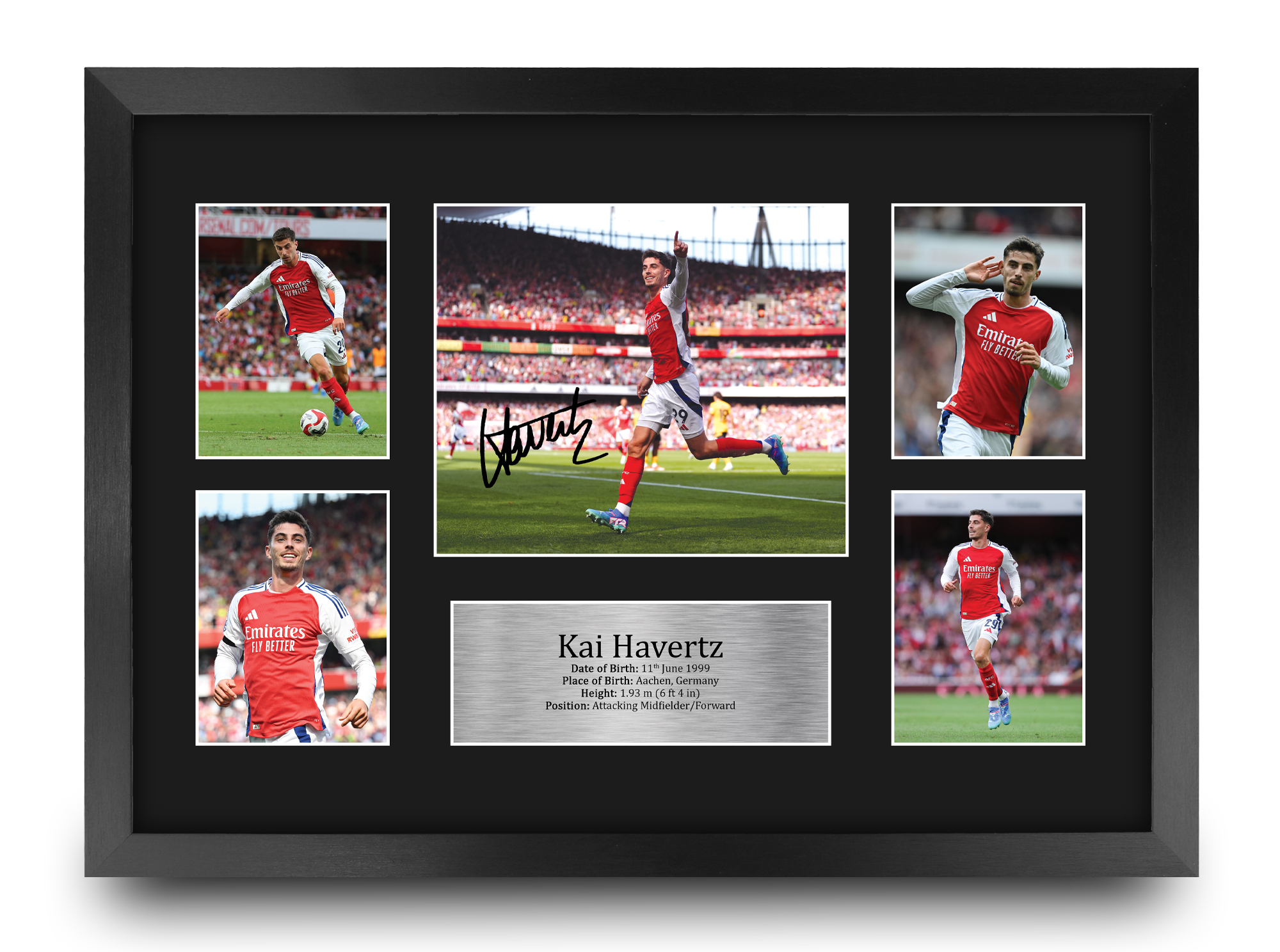 Kai Havertz Framed Gift Ideas Printed Autograph Picture for Football Fans