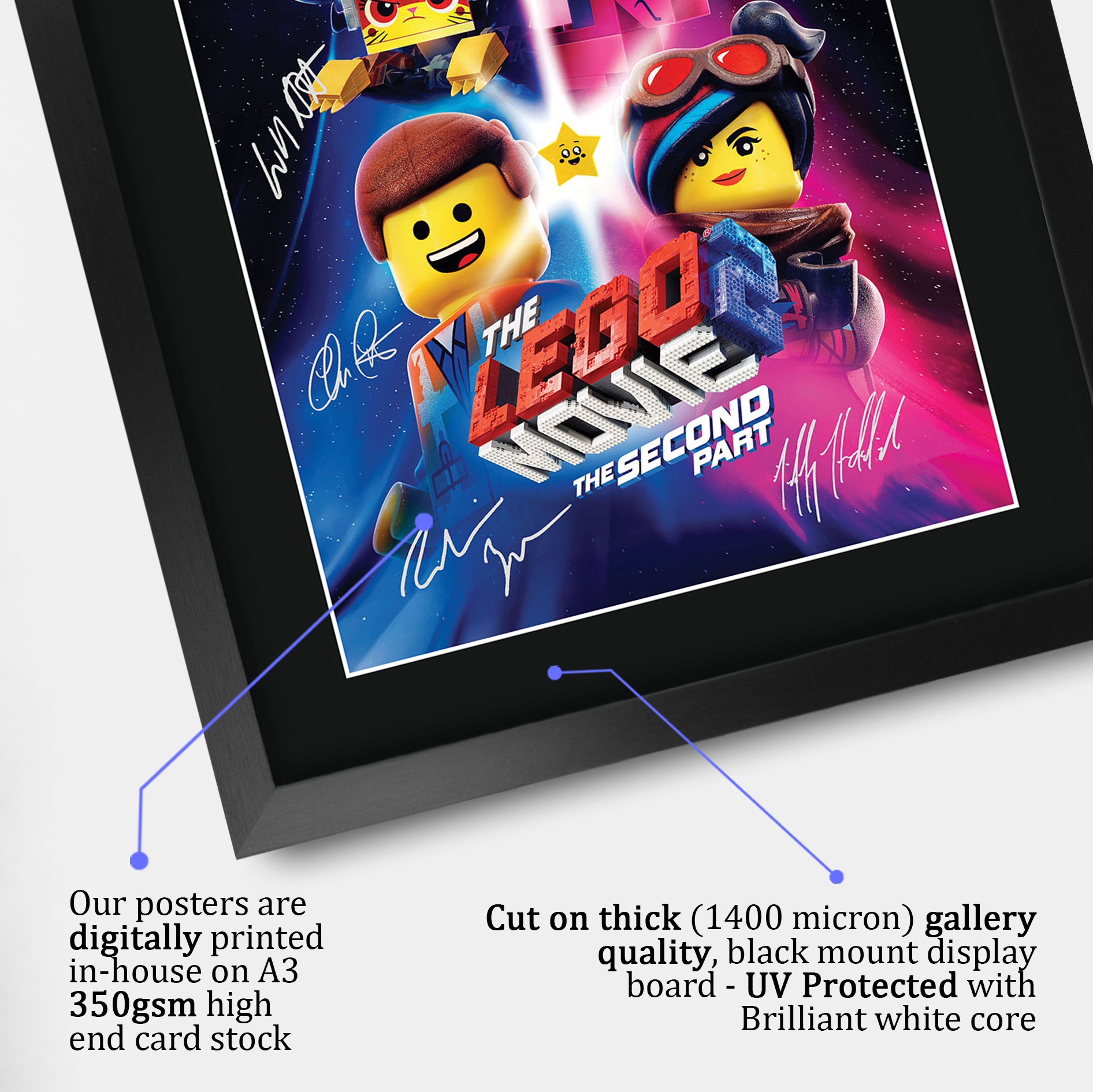 The Lego Movie Excellent Gift Idea Printed Poster Framed Picture for Movie Fans - Produktbild 3