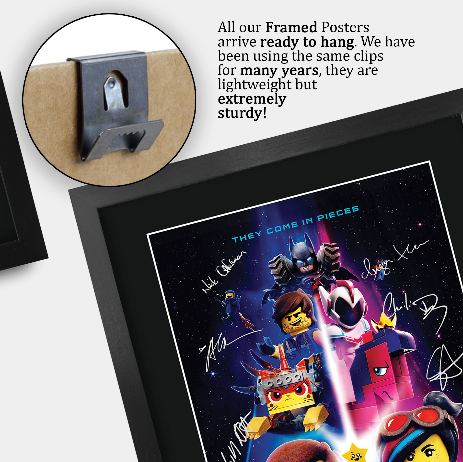 The Lego Movie Excellent Gift Idea Printed Poster Framed Picture for Movie Fans - Produktbild 4