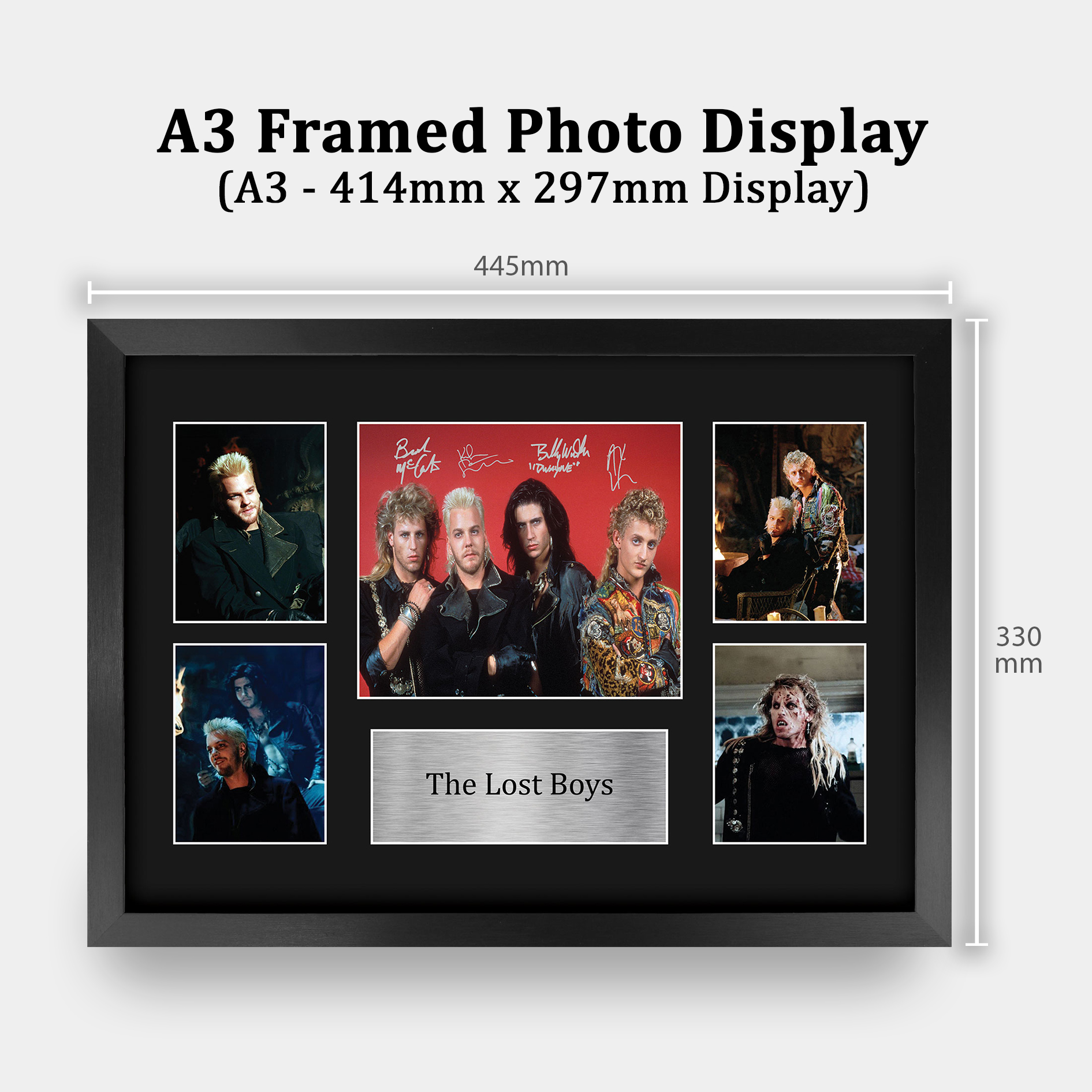 Lost Boys Ideal Gift Printed Framed Autograph Picture to Movie Memorabilia Fans - Picture 3 of 45