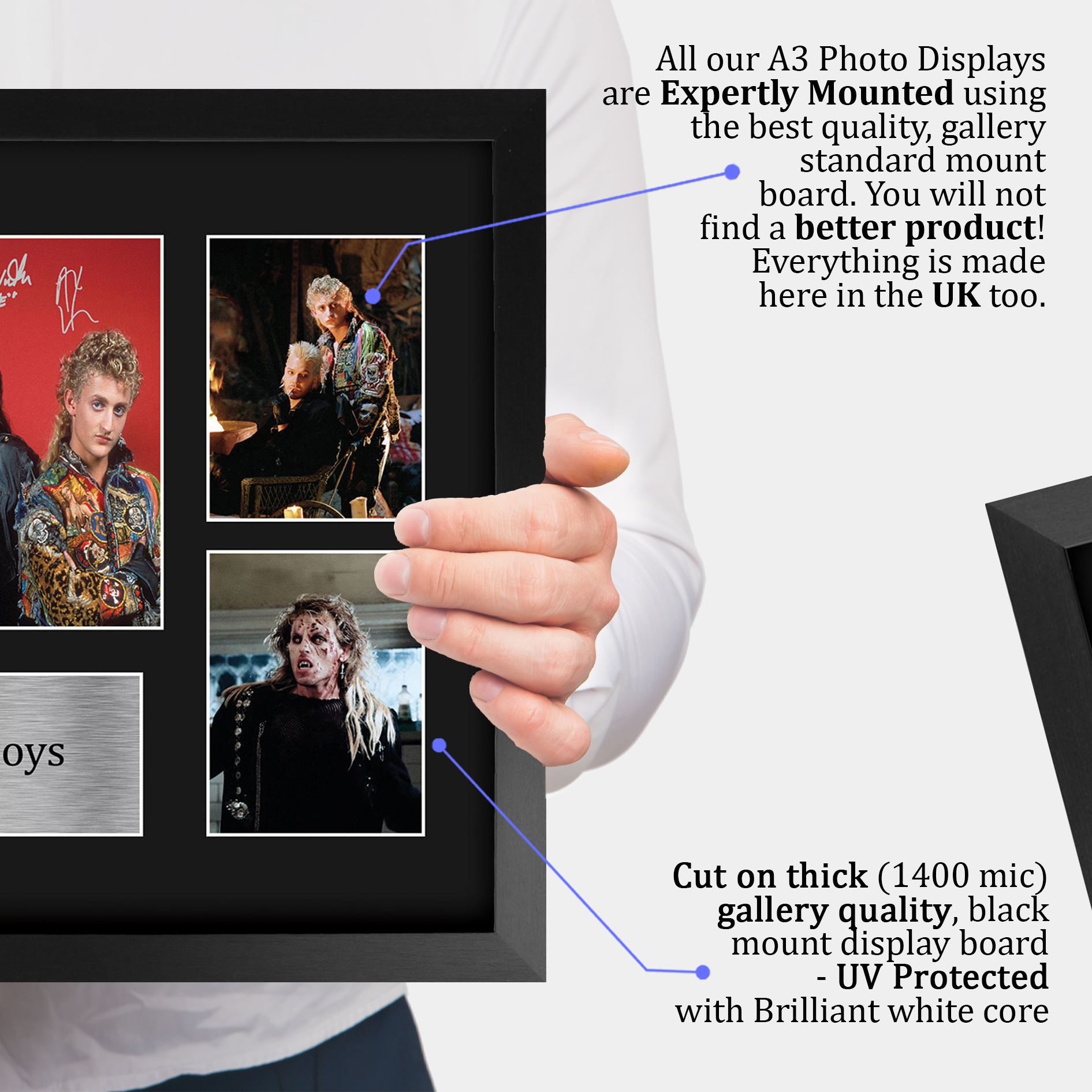Lost Boys Ideal Gift Printed Framed Autograph Picture to Movie Memorabilia Fans - Picture 5 of 45