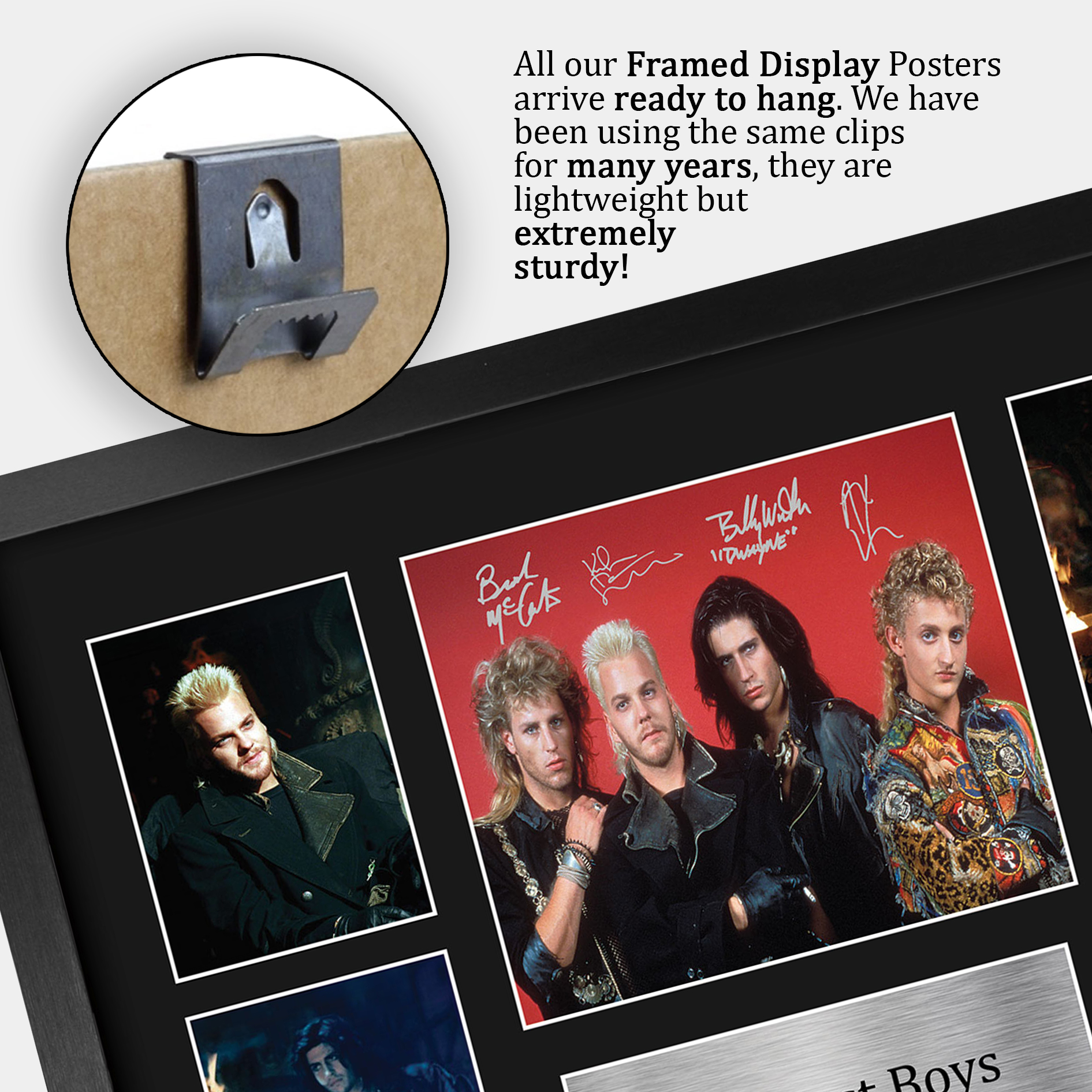 Lost Boys Ideal Gift Printed Framed Autograph Picture to Movie Memorabilia Fans - Picture 6 of 45