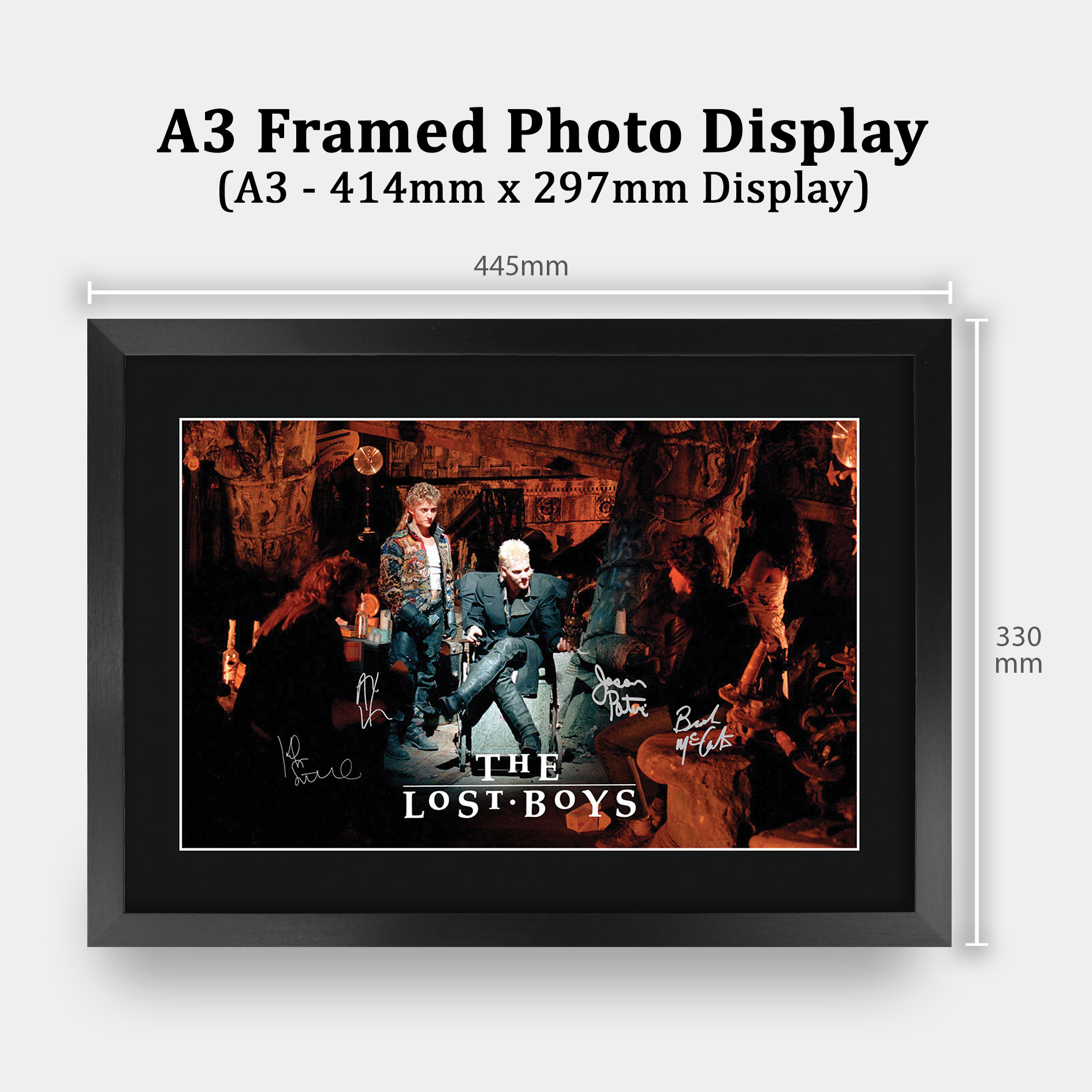 Lost Boys Ideal Gift Printed Framed Autograph Picture to Movie Memorabilia Fans - Picture 10 of 45