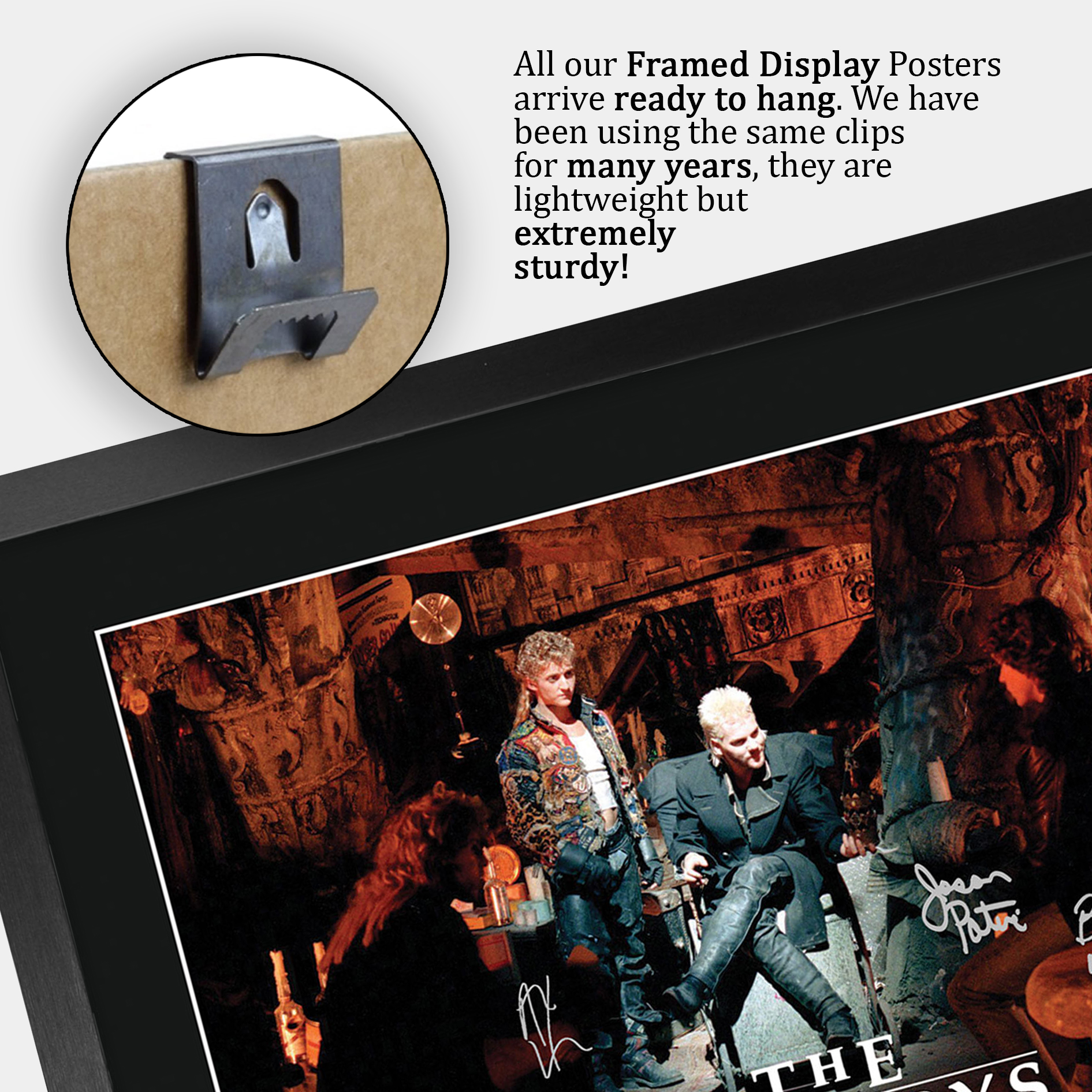 Lost Boys Ideal Gift Printed Framed Autograph Picture to Movie Memorabilia Fans - Picture 13 of 45