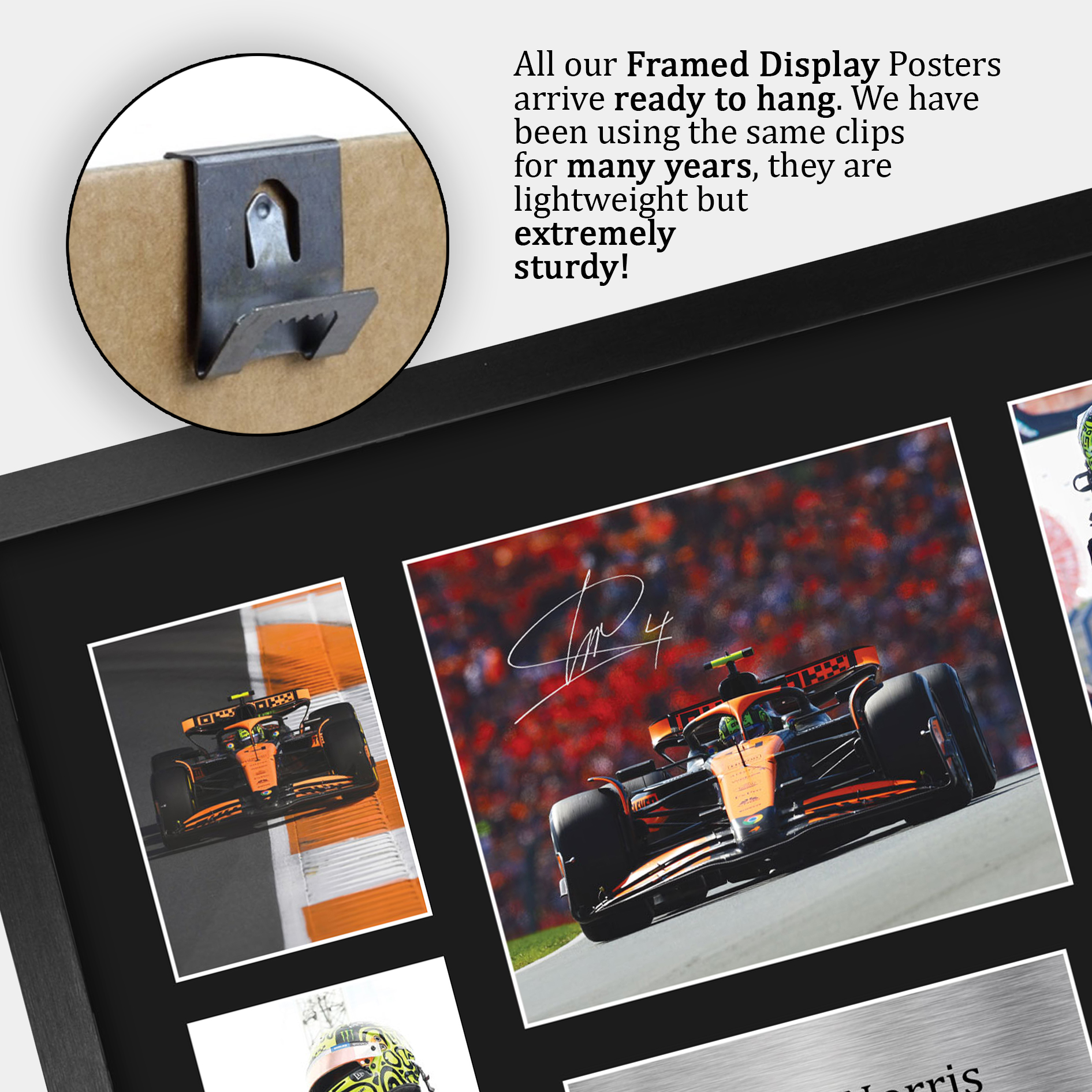 Lando Norris McLaren Cool Gift Idea Framed Photo Prints for Fans of F1 Formula 1 - Picture 29 of 31