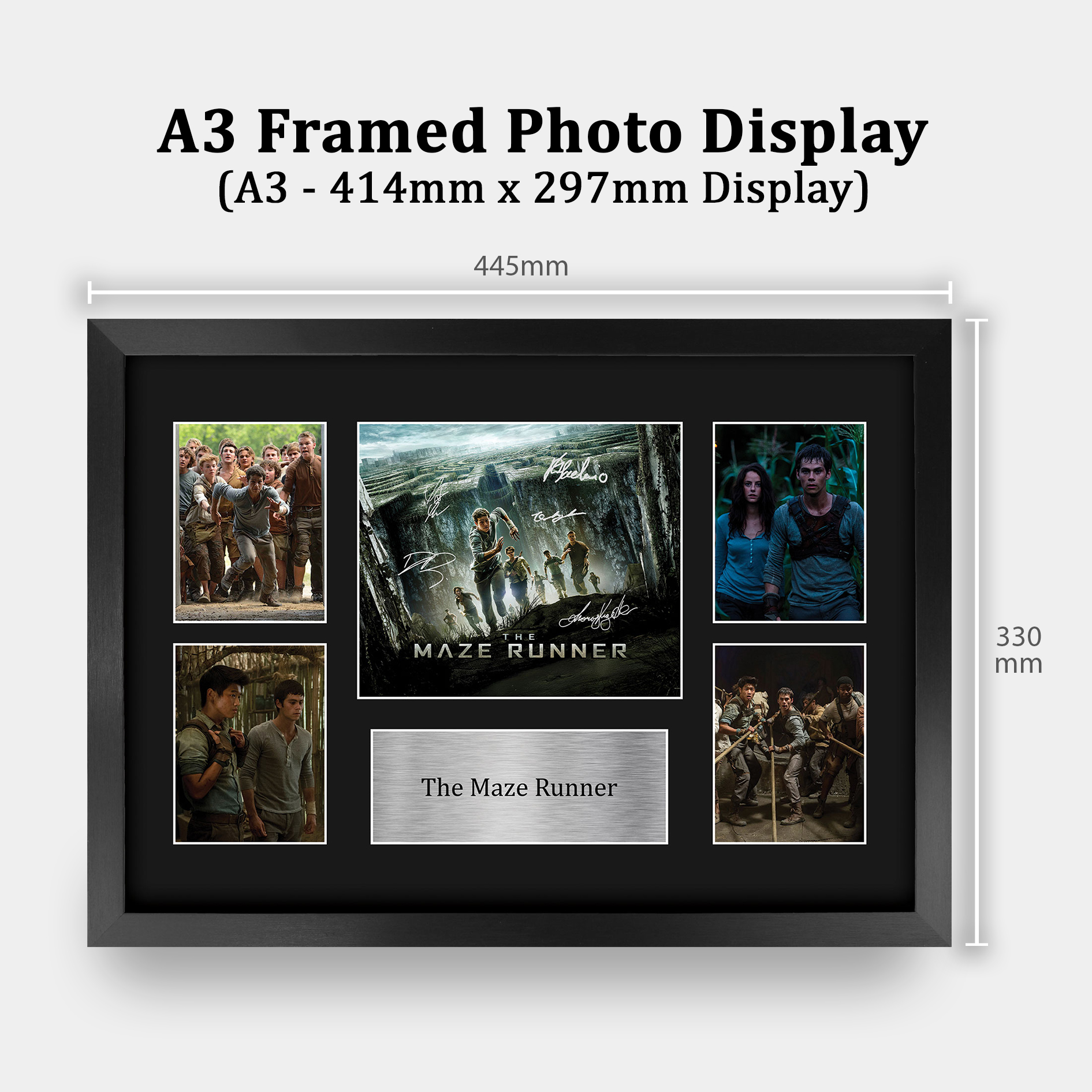 The Maze Runner Excellent Gift Idea Printed Poster Framed Picture for Movie Fans - Picture 45 of 57