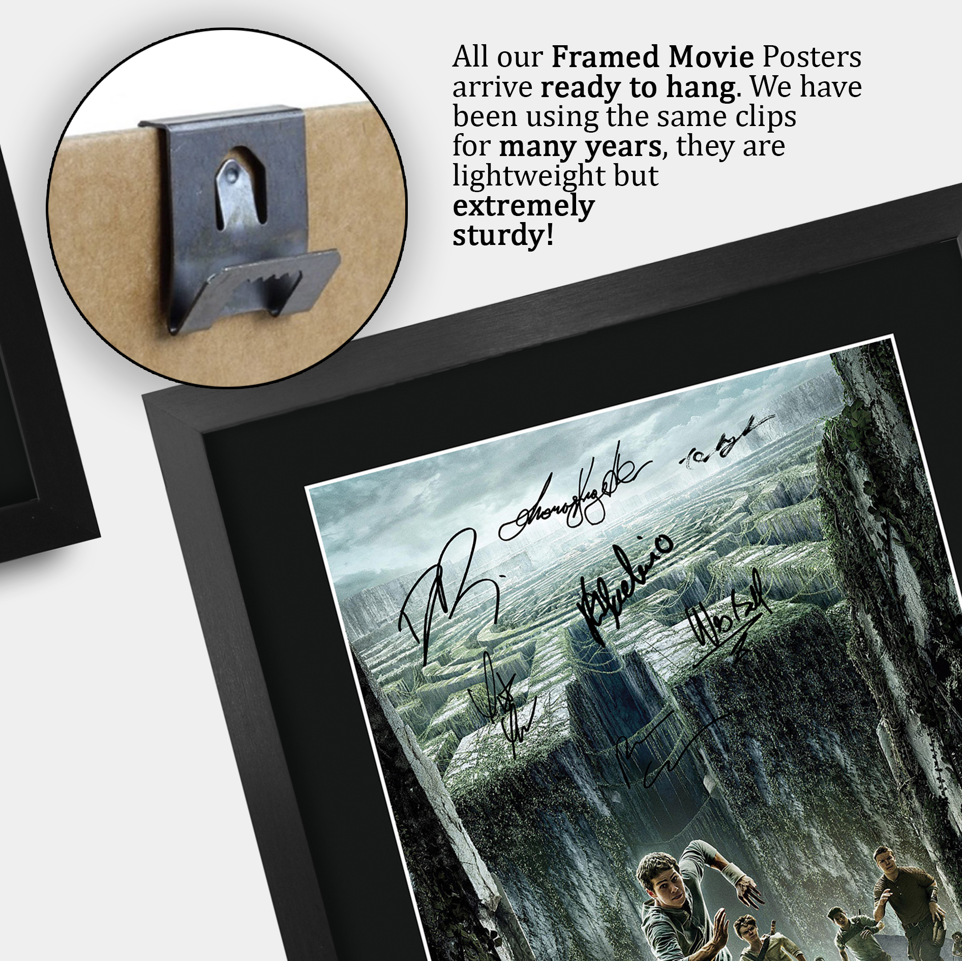 The Maze Runner Excellent Gift Idea Printed Poster Framed Picture for Movie Fans - Picture 41 of 57