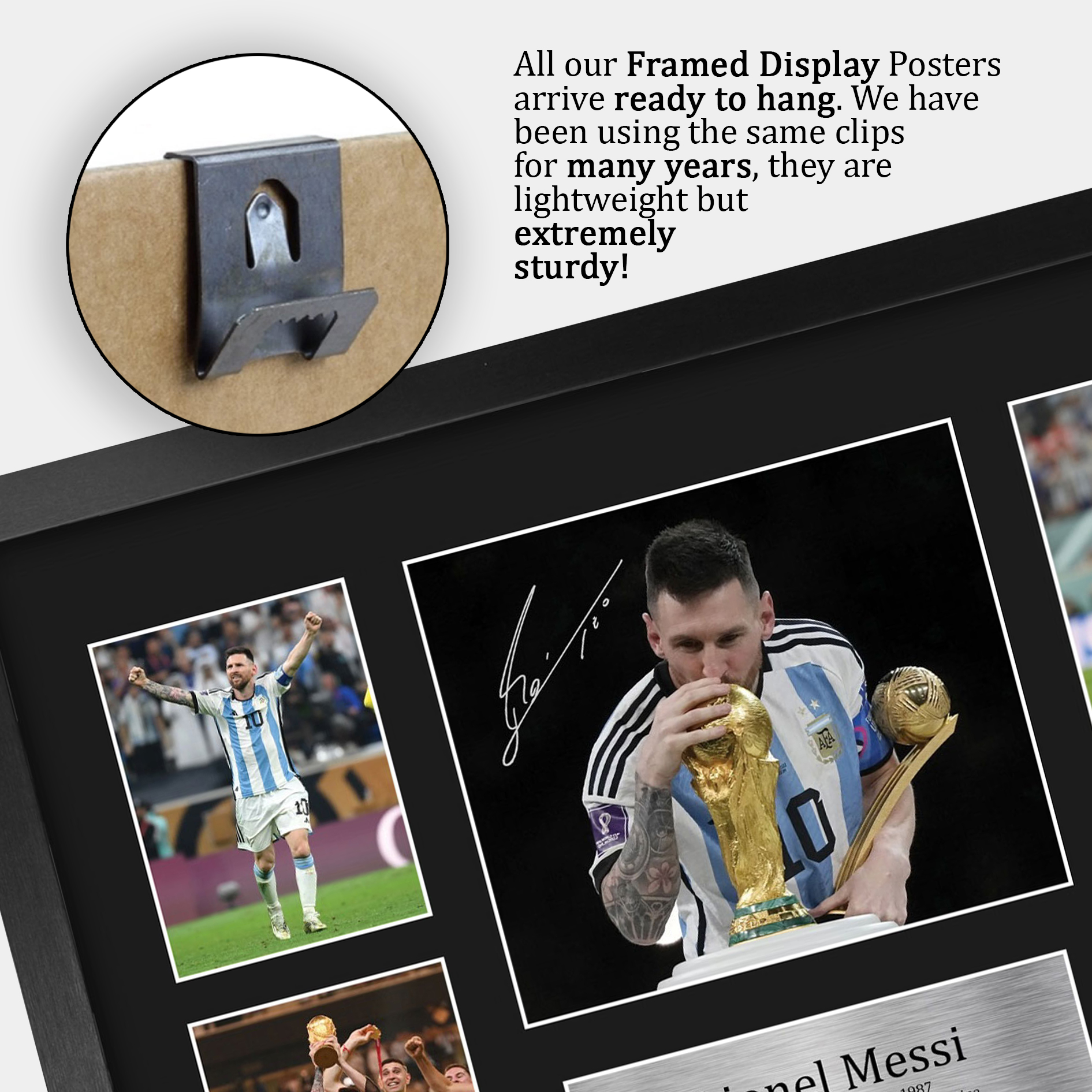 HWC Trading FR Lionel Messi Gifts Signed A4 Printed Autograph Barcelona