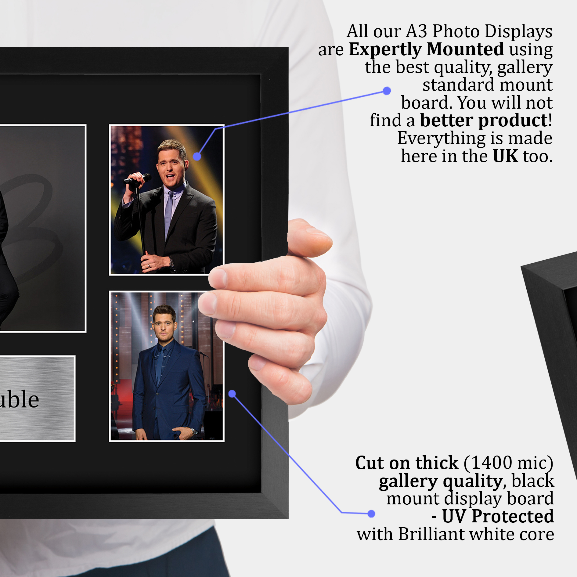 Michael Buble Signed Pre Printed Autograph A4 Photo Gift For a Jazz Fan - Bild 21 von 31