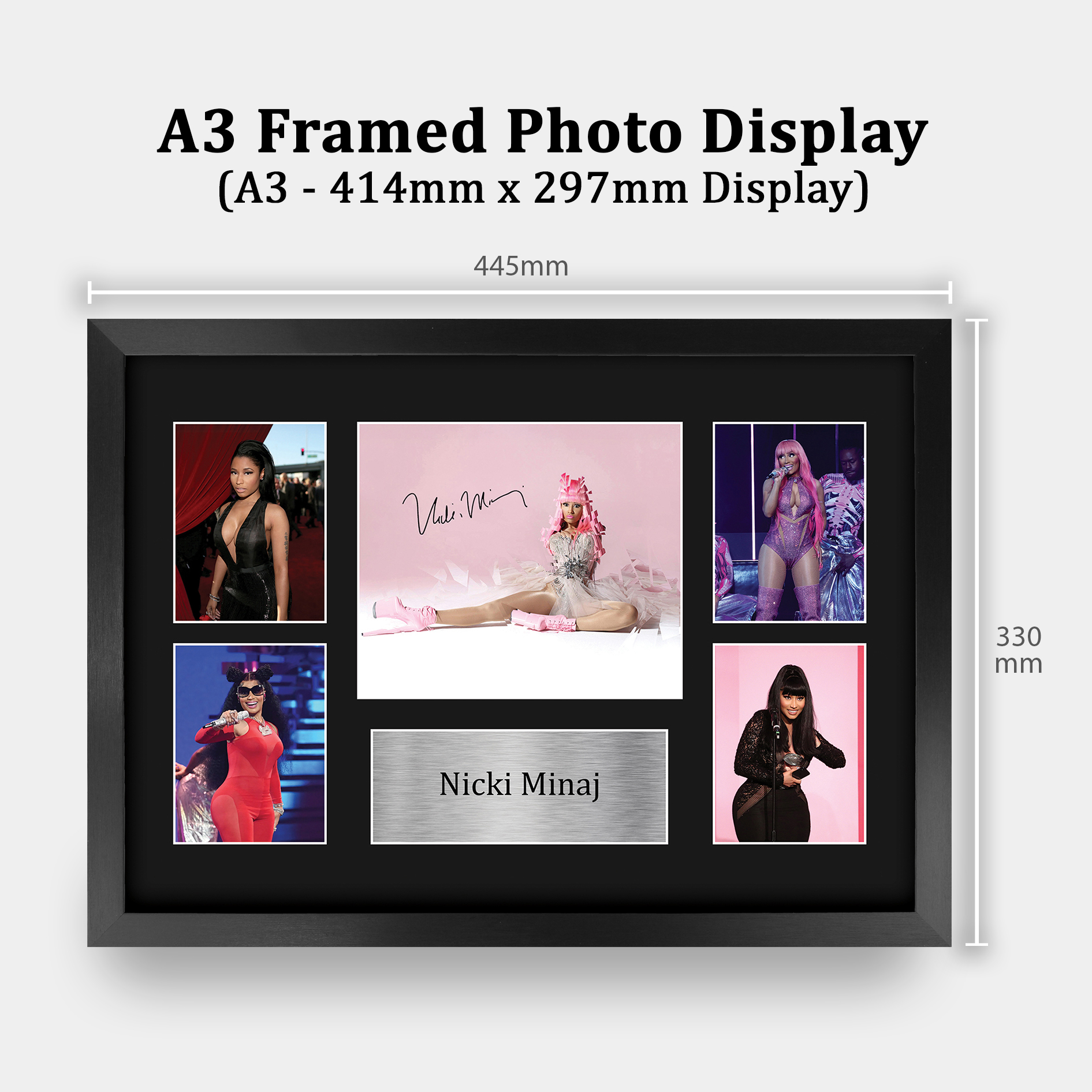 Nicki Minaj Signed Pre Printed Autograph A4 Photo Gift For a Rap Fan - Imagen 19 de 24