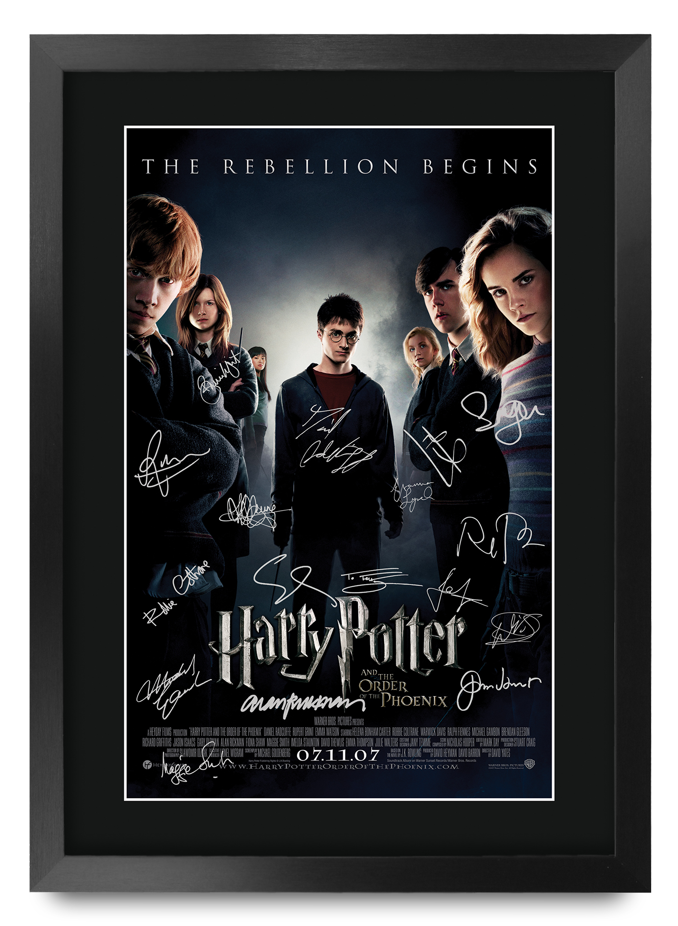 Harry Potter Movie Collection Framed Signed Movie A3 Posters Autographs Prints - Picture 94 of 143