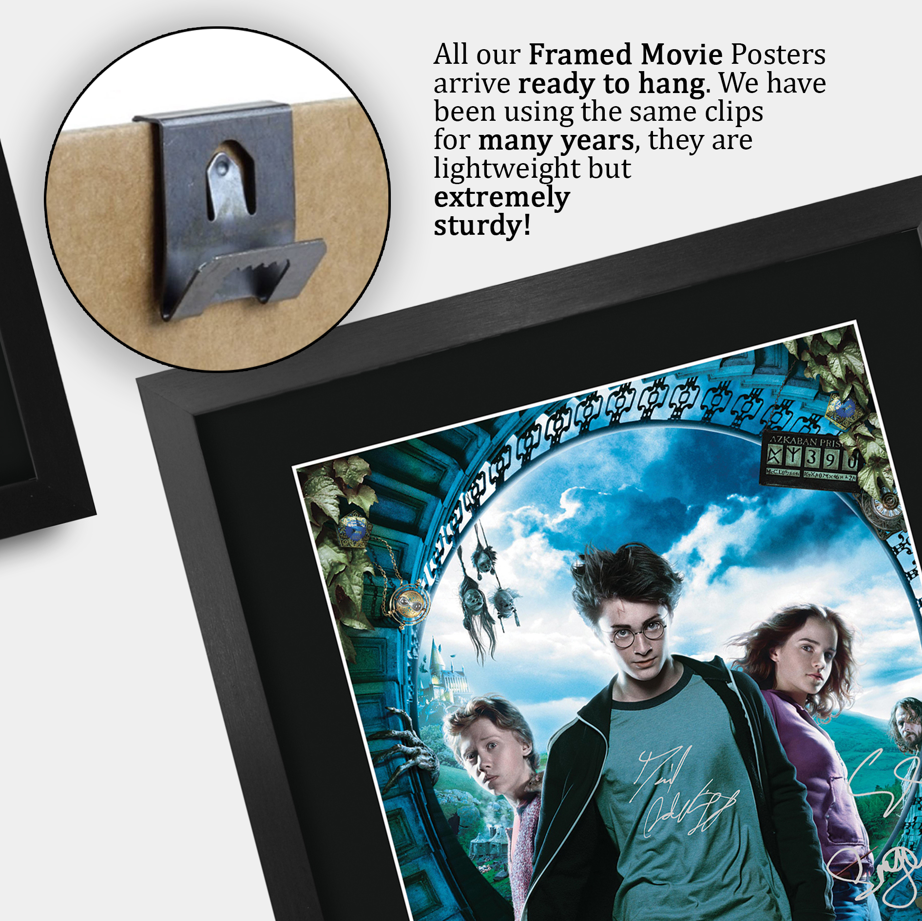 Harry Potter Movie Collection Framed Signed Movie A3 Posters Autographs Prints - Picture 105 of 143