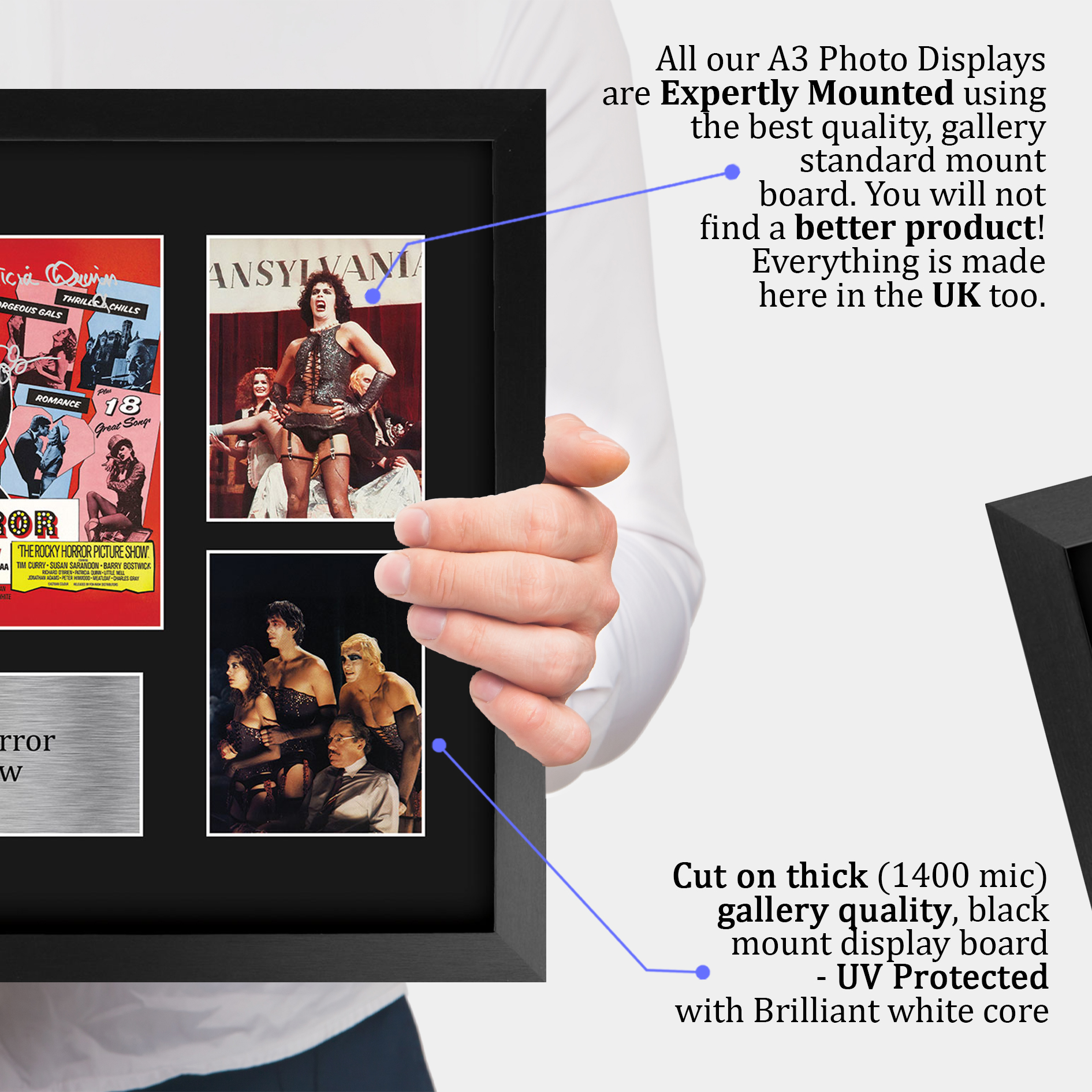 The Rocky Horror Picture Show Gift Framed Autograph Picture Print to Movie Fans - Picture 28 of 59