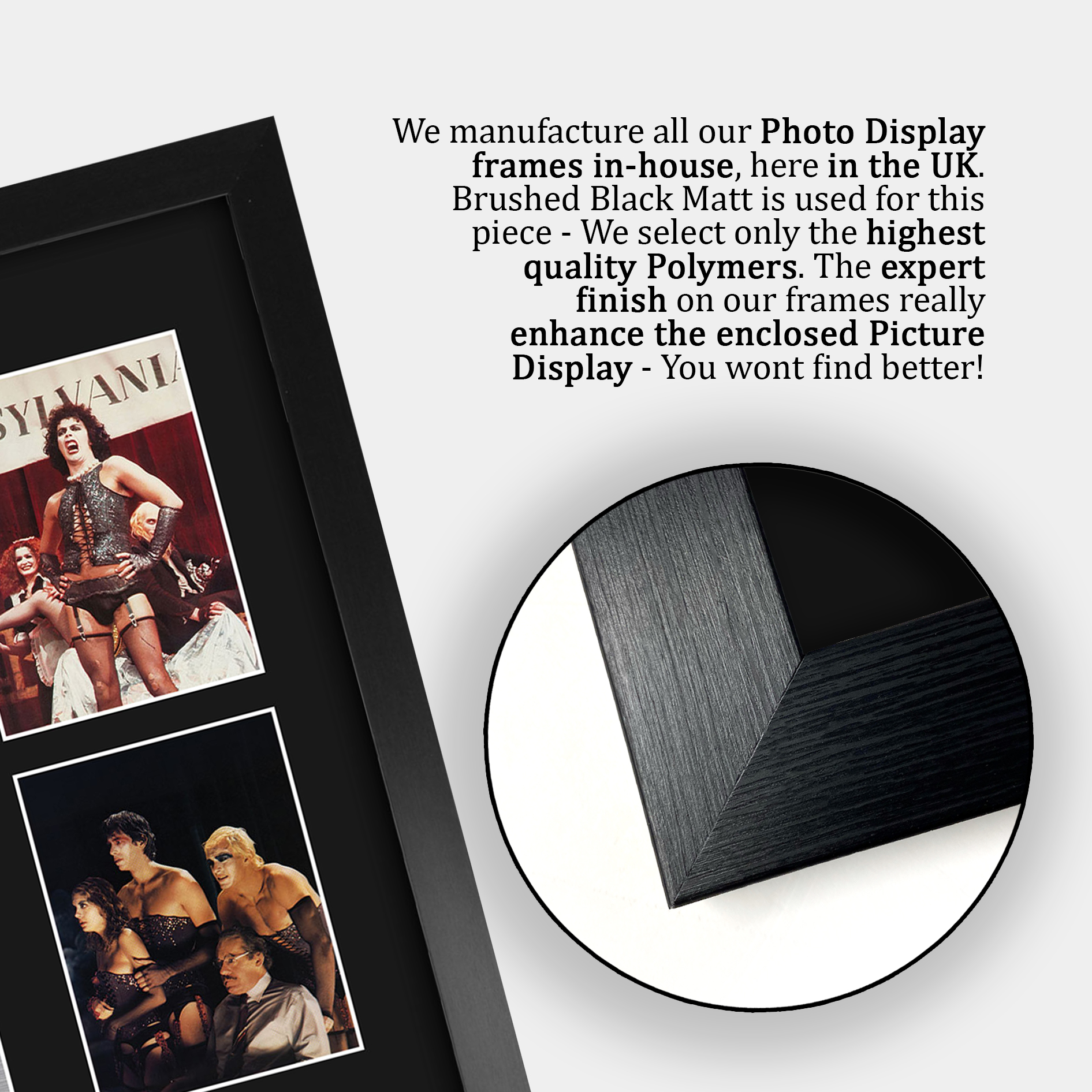 The Rocky Horror Picture Show Gift Framed Autograph Picture Print to Movie Fans - Picture 30 of 59