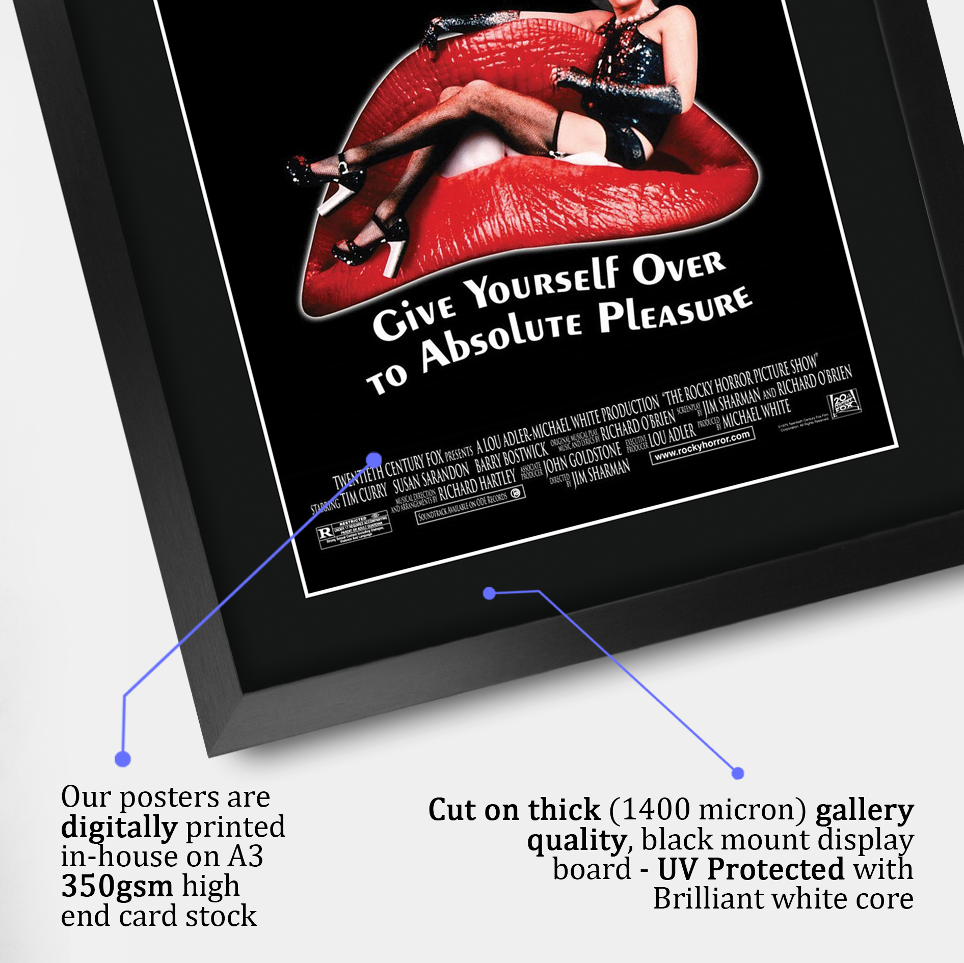The Rocky Horror Picture Show Gift Framed Autograph Picture Print to Movie Fans - Picture 49 of 59