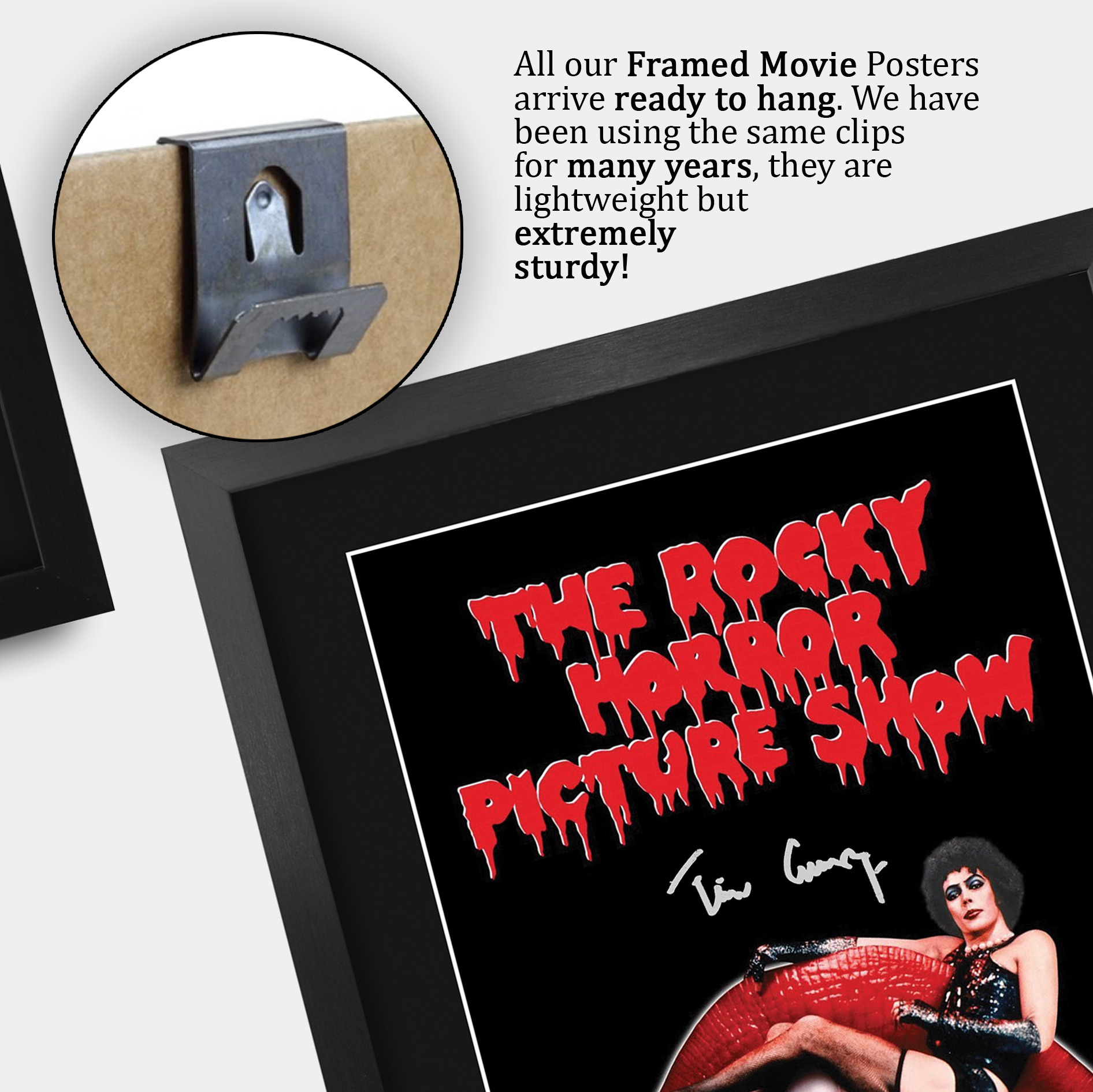 The Rocky Horror Picture Show Gift Framed Autograph Picture Print to Movie Fans - Picture 50 of 59