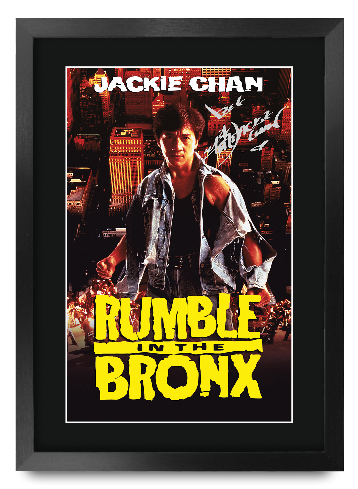 Rumble In The Bronx Signed Pre Printed Autograph A3 Poster For A Jackie Chan Fan Ebay