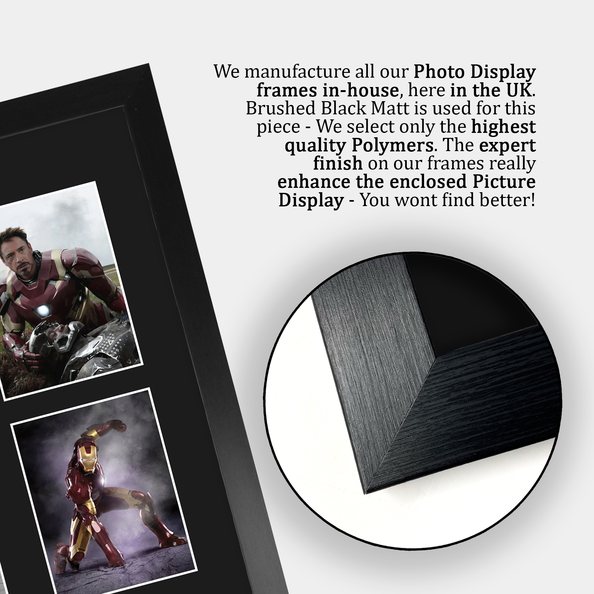 Robert Downey Jr Signed A4 Framed Printed Autograph Iron Man Avengers ...