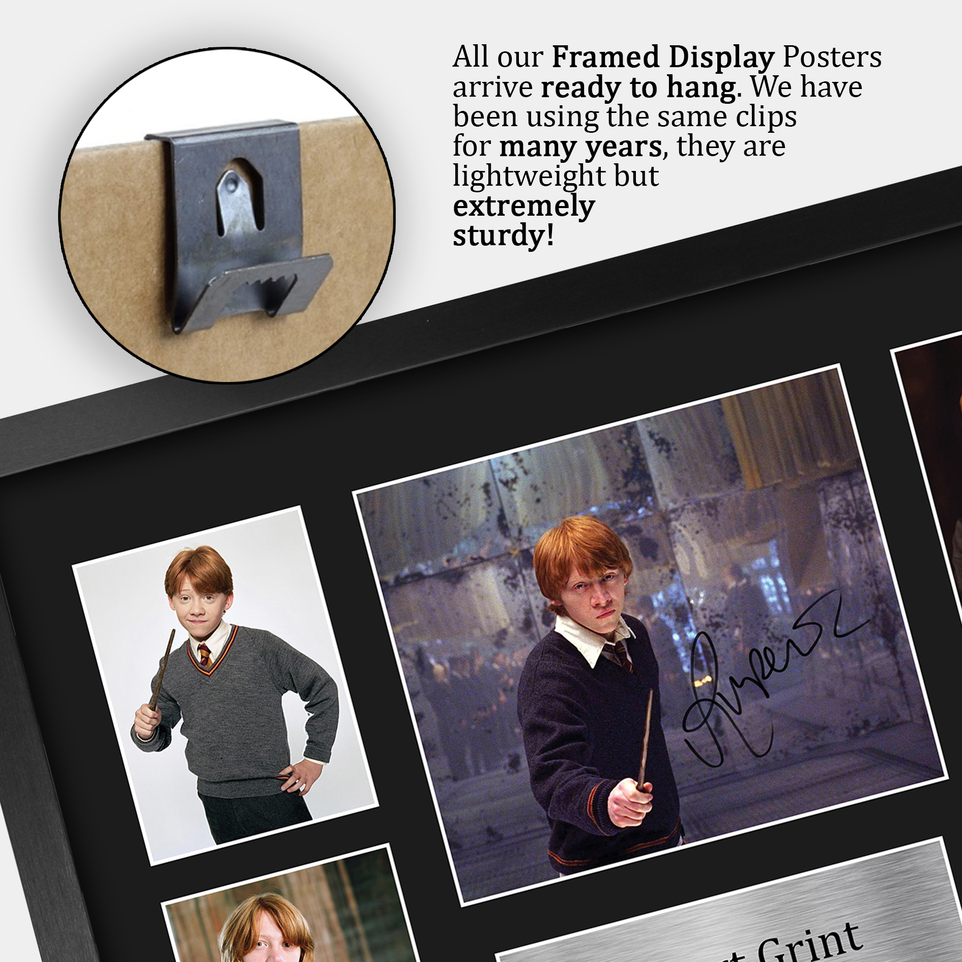 Harry Potter Movie Collection Framed Signed Movie A3 Posters Autographs Prints - Picture 141 of 143