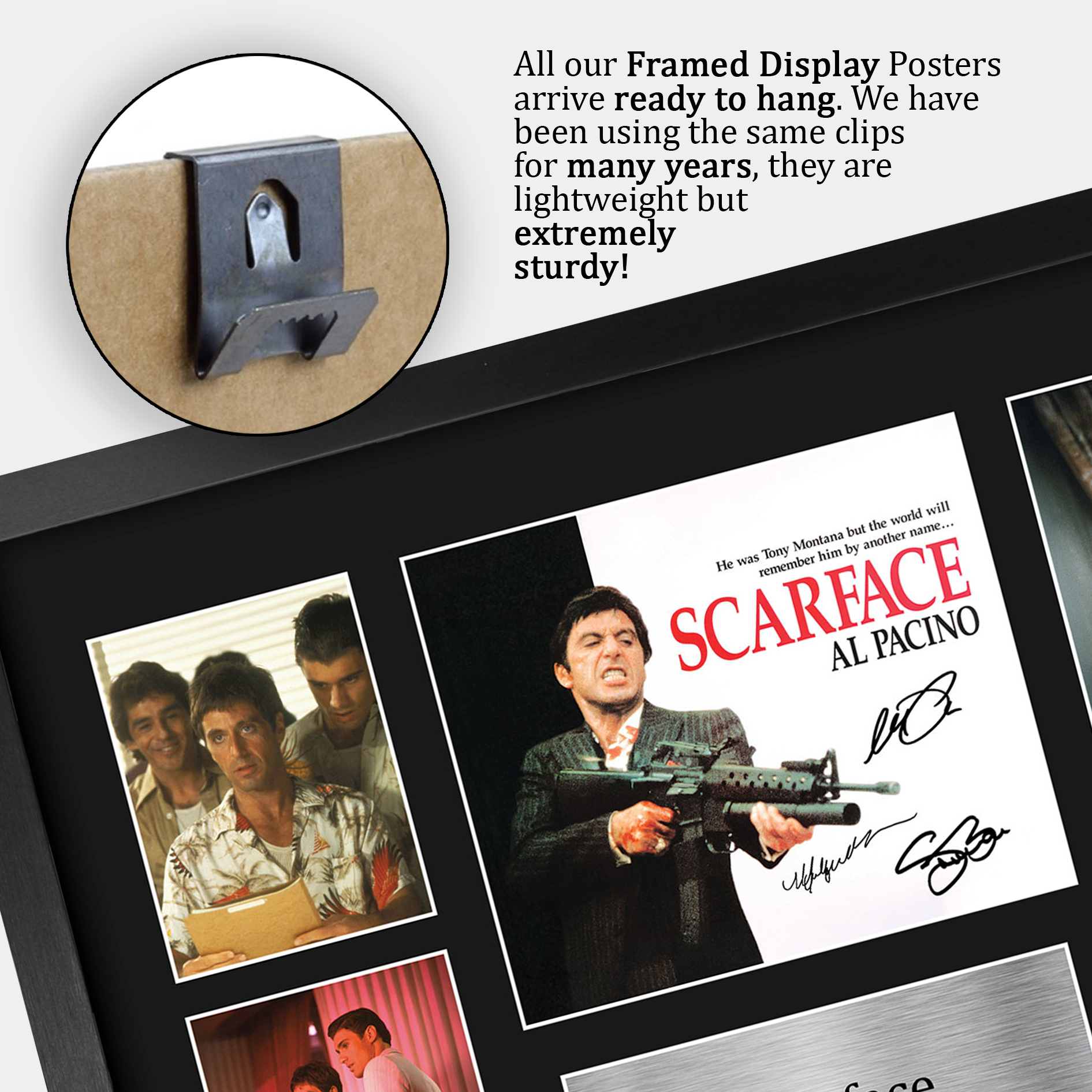 Scarface Ideal Gift Printed Framed Autograph Picture to Movie Memorabilia Fans - Picture 21 of 59