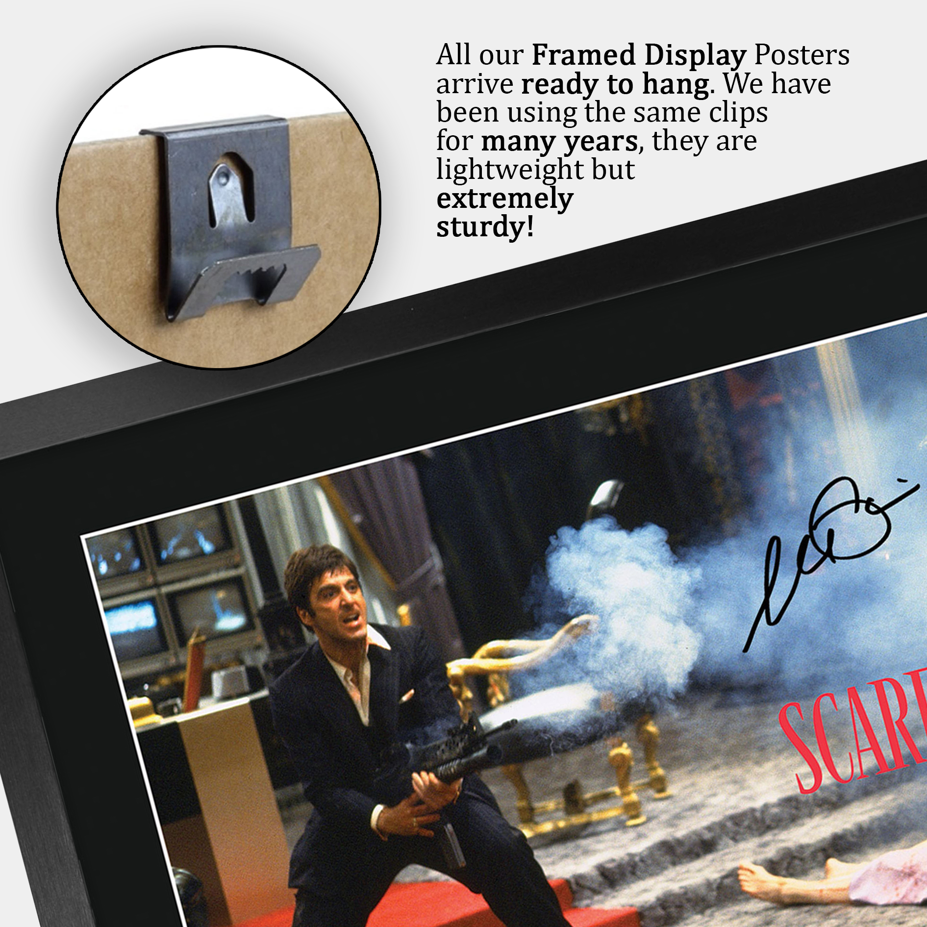 Scarface Ideal Gift Printed Framed Autograph Picture to Movie Memorabilia Fans - Picture 28 of 59