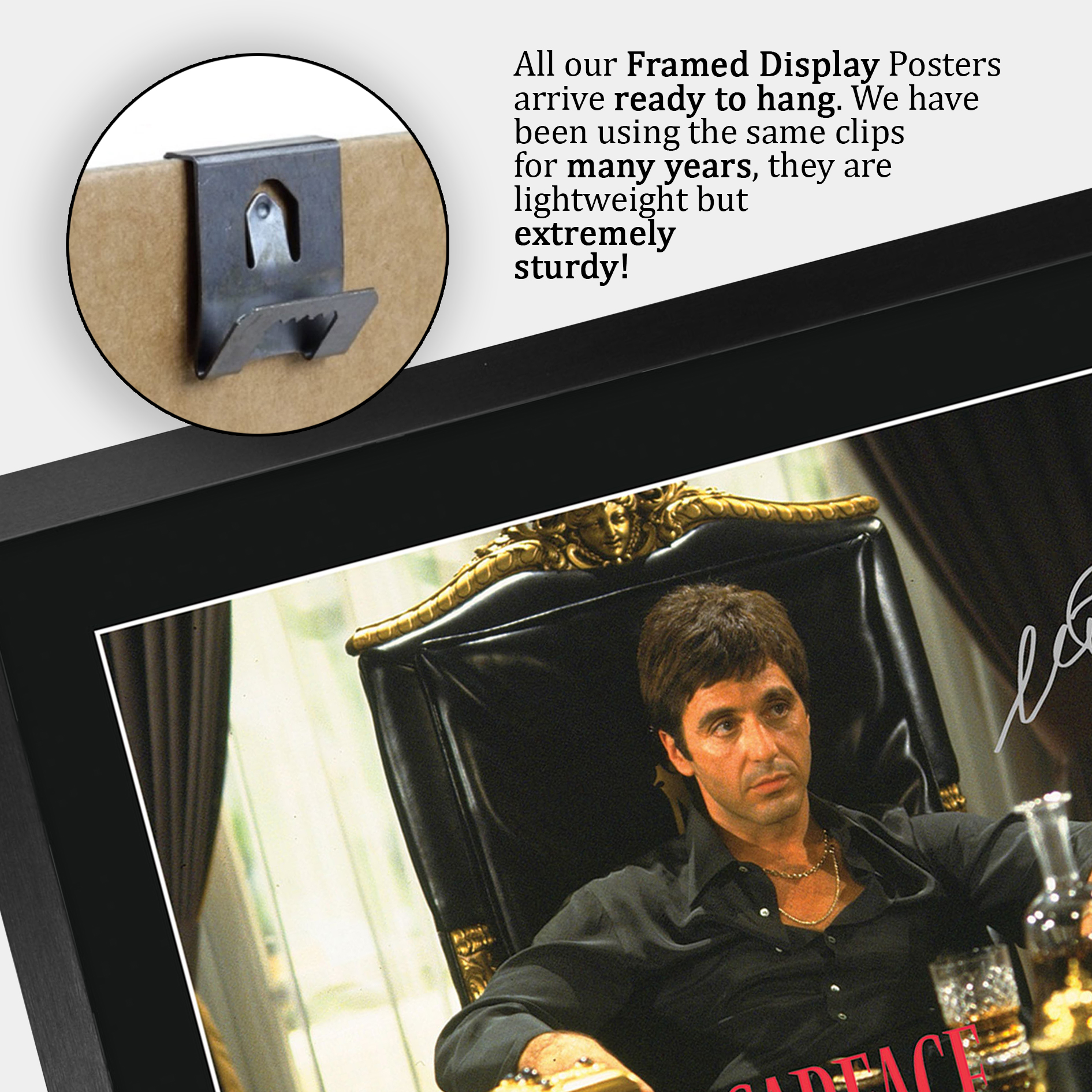 Scarface Ideal Gift Printed Framed Autograph Picture to Movie Memorabilia Fans - Picture 35 of 59