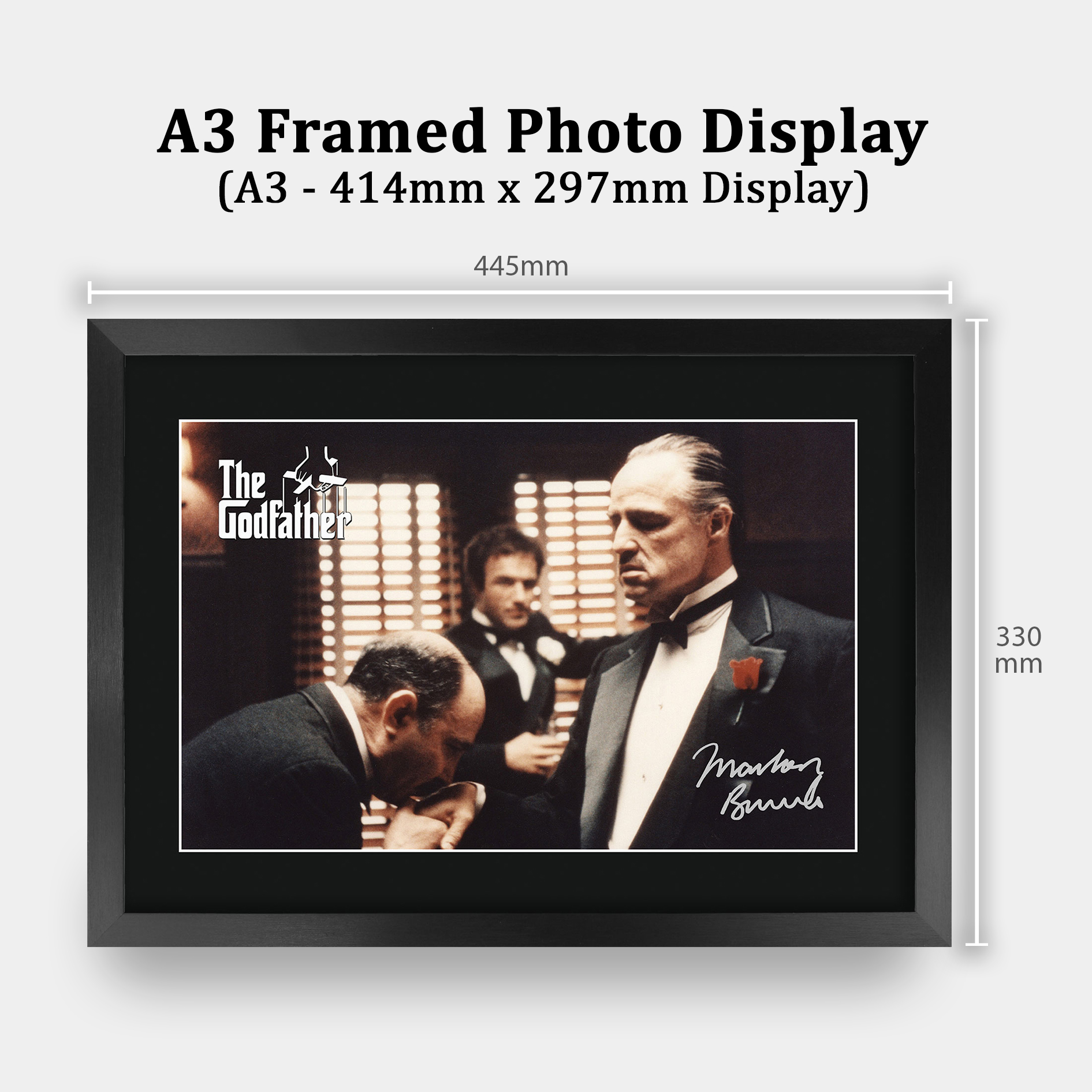 The Godfather Excellent Gift Idea Framed Autograph Picture Print to Movie Fans - Picture 3 of 57