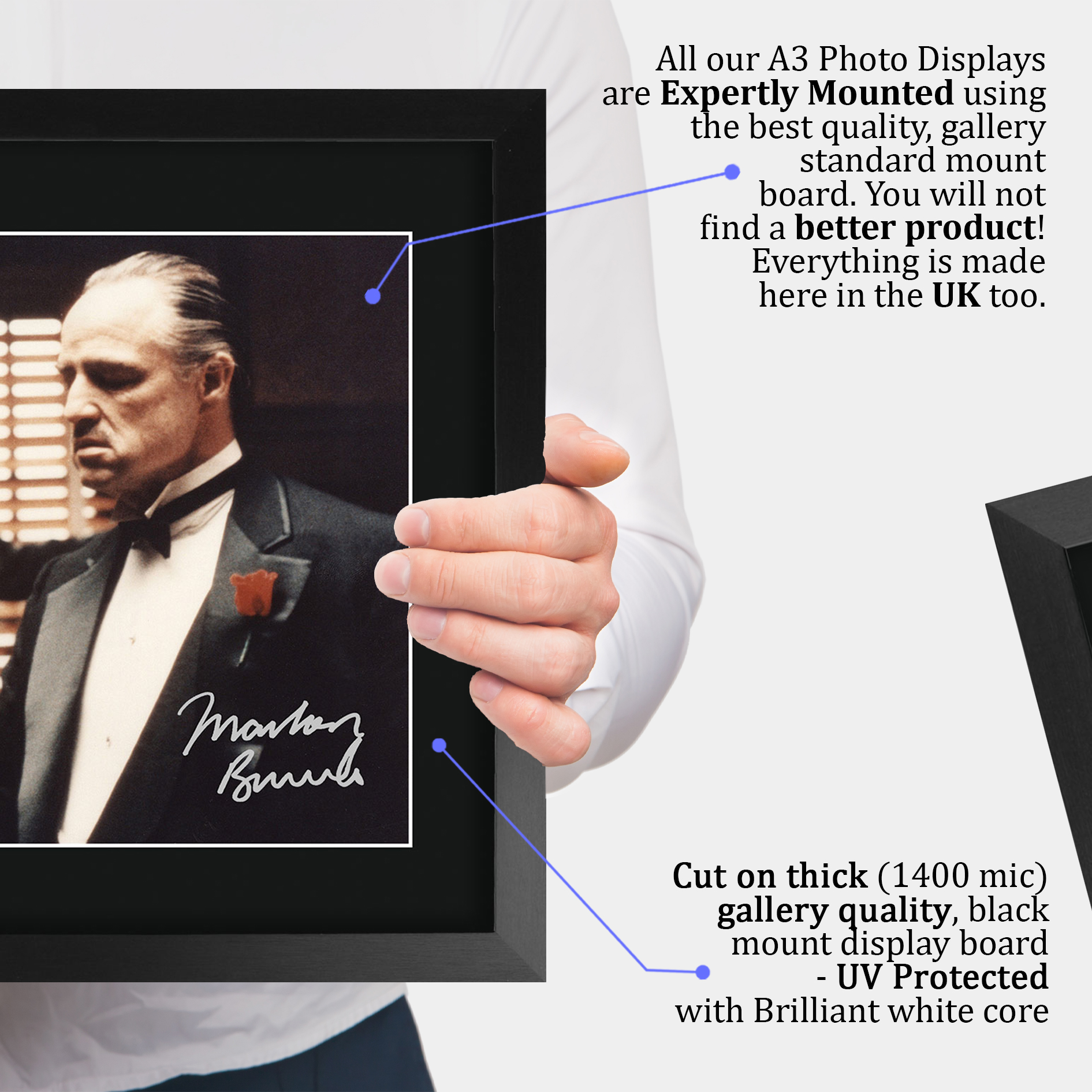 The Godfather Excellent Gift Idea Framed Autograph Picture Print to Movie Fans - Picture 5 of 57
