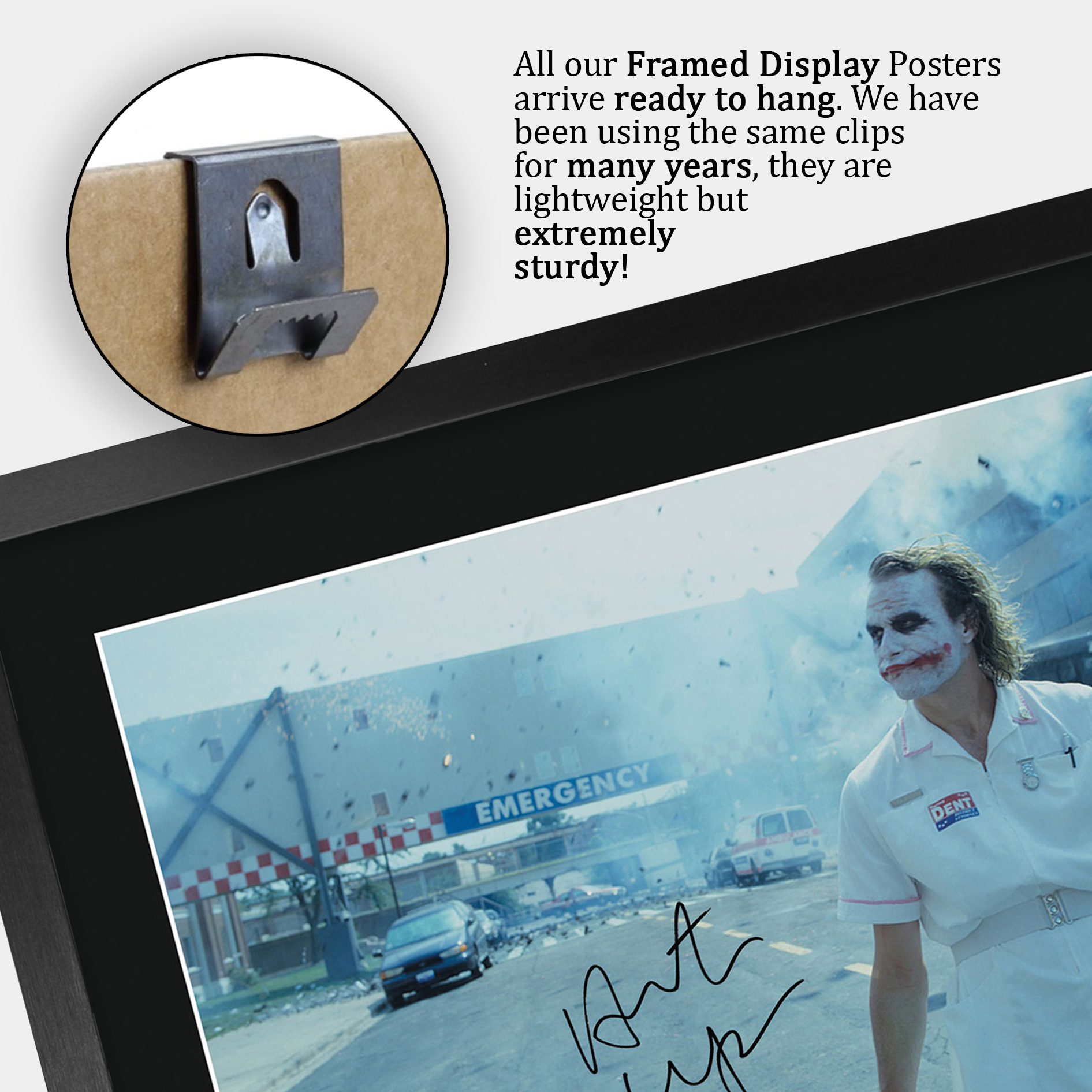 Batman Begins Excellent Gift Idea Printed Poster Framed Picture for Movie Fans - Picture 69 of 85