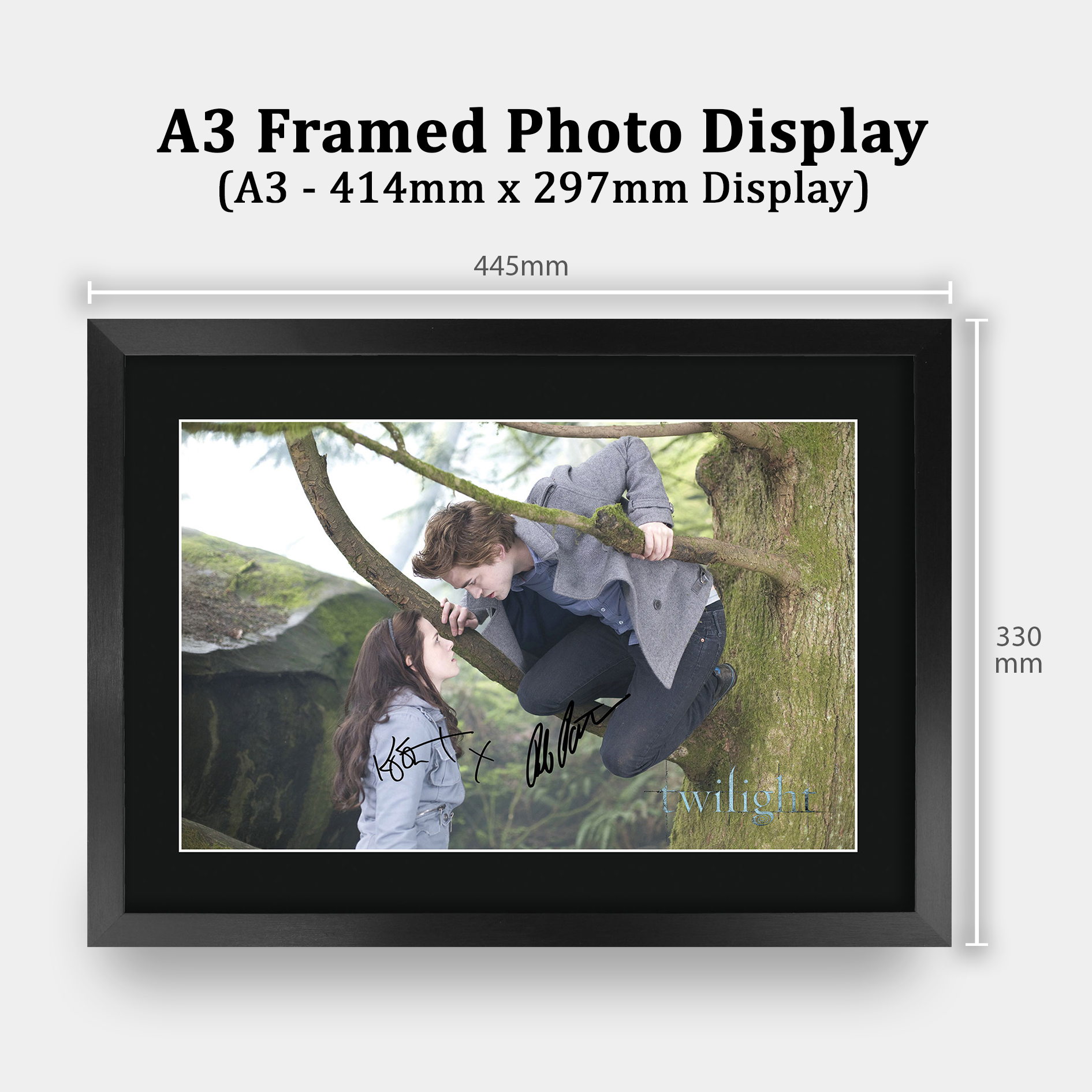 Twilight Ideal Gift Printed Framed Autograph Picture to Movie Memorabilia Fans - Imagen 59 de 85