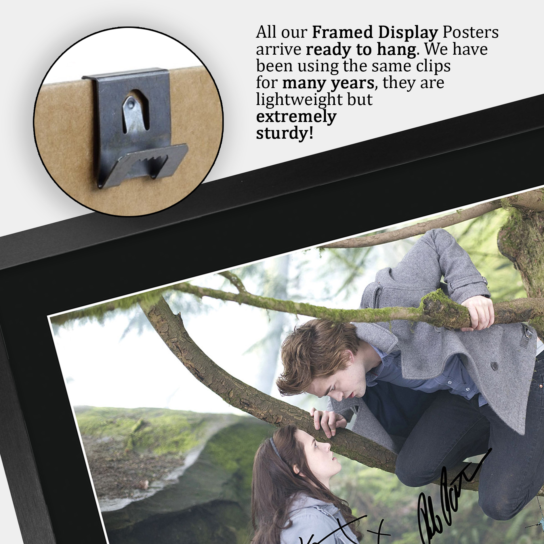 Twilight Ideal Gift Printed Framed Autograph Picture to Movie Memorabilia Fans - Imagen 62 de 85
