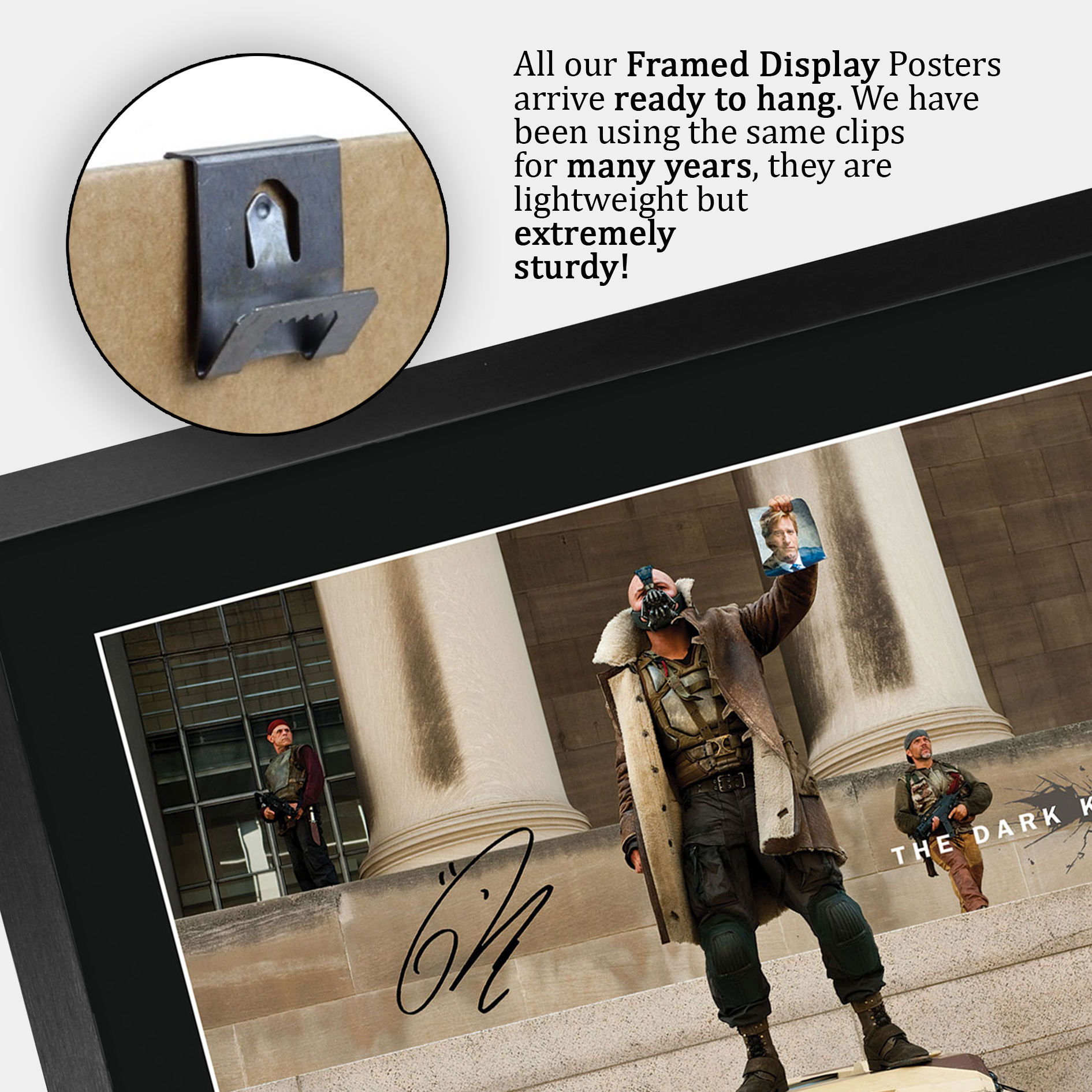 Batman Begins Excellent Gift Idea Printed Poster Framed Picture for Movie Fans - Picture 62 of 85