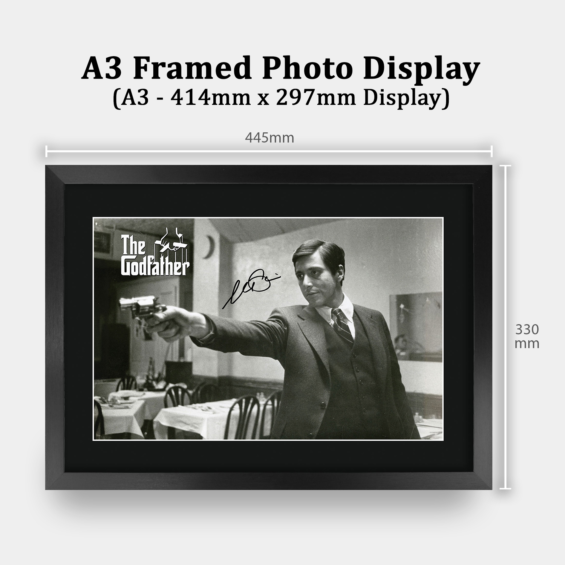The Godfather Excellent Gift Idea Framed Autograph Picture Print to Movie Fans - Picture 10 of 57