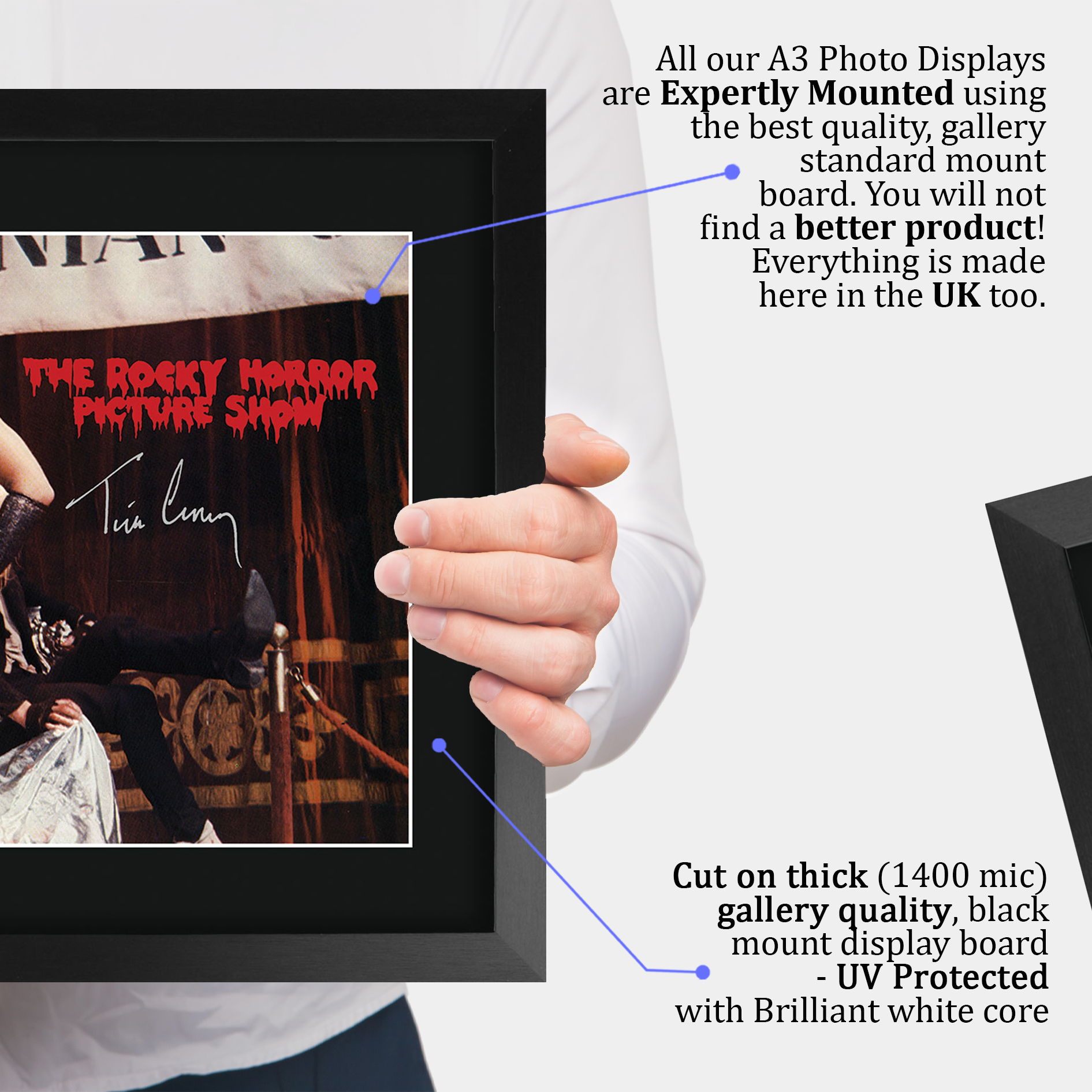 The Rocky Horror Picture Show Gift Framed Autograph Picture Print to Movie Fans - Picture 42 of 59