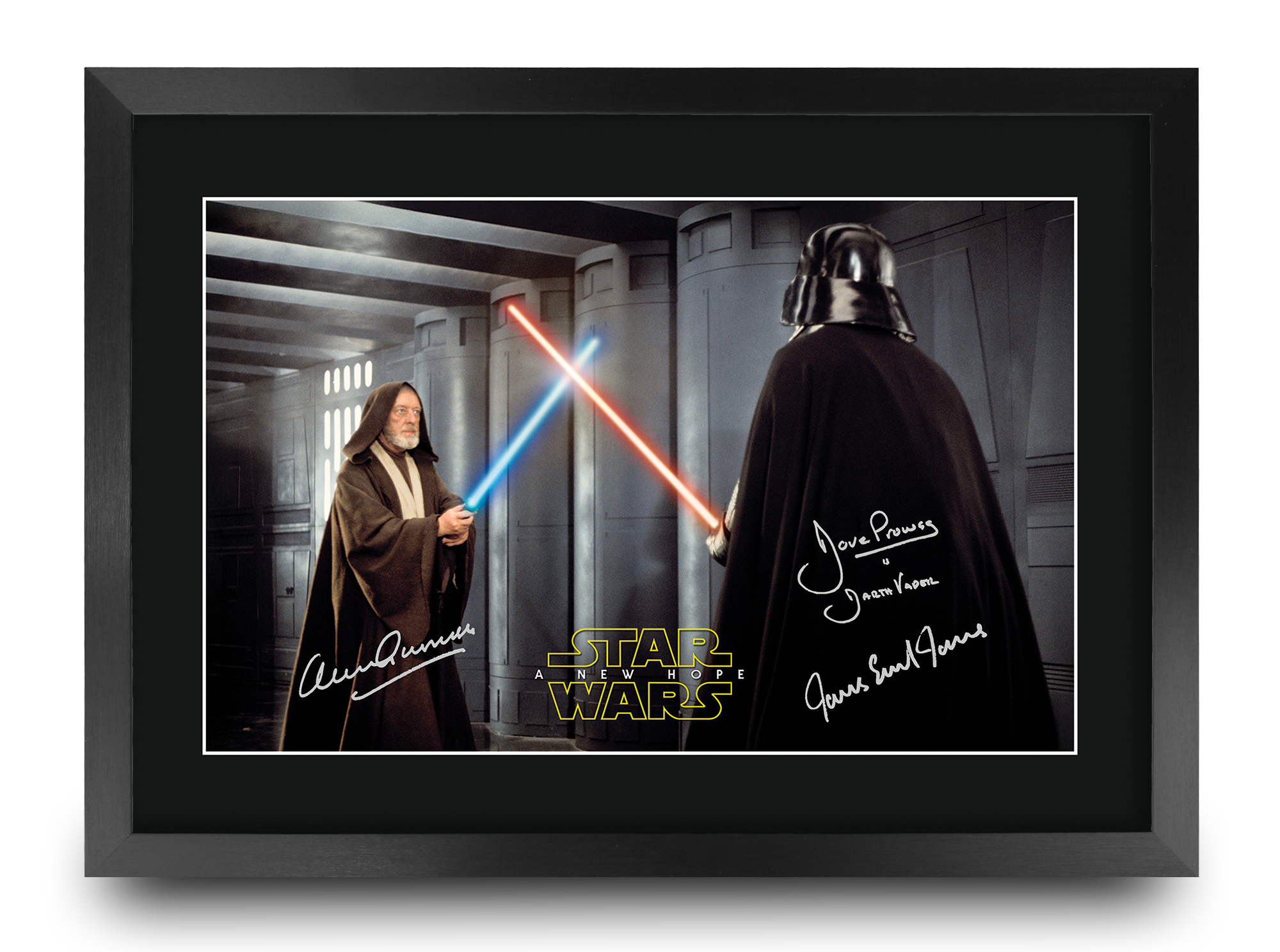 Star Wars Movie Poster Print Signed Film Art Display Gift for Fans ...
