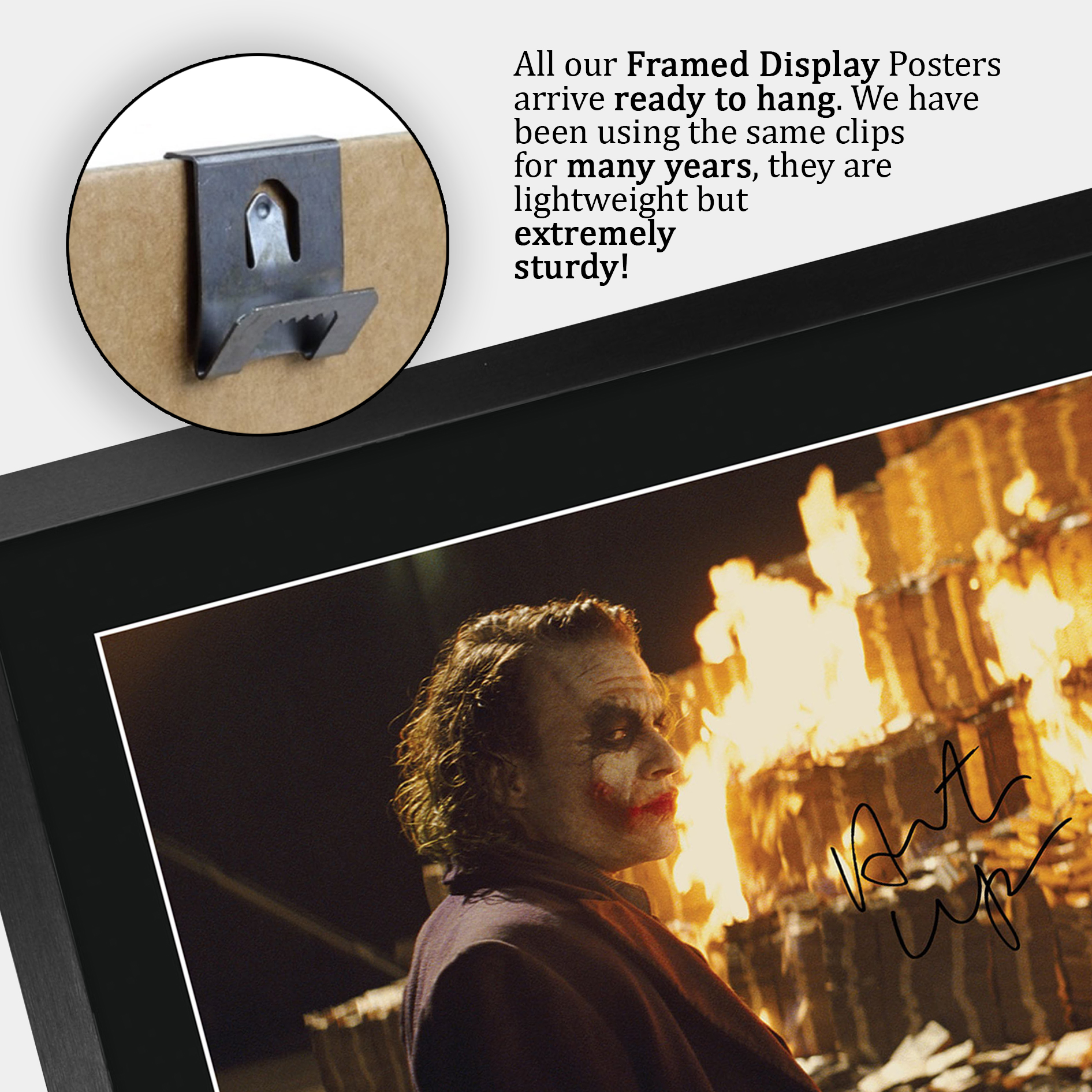 Batman Begins Excellent Gift Idea Printed Poster Framed Picture for Movie Fans - Picture 55 of 85