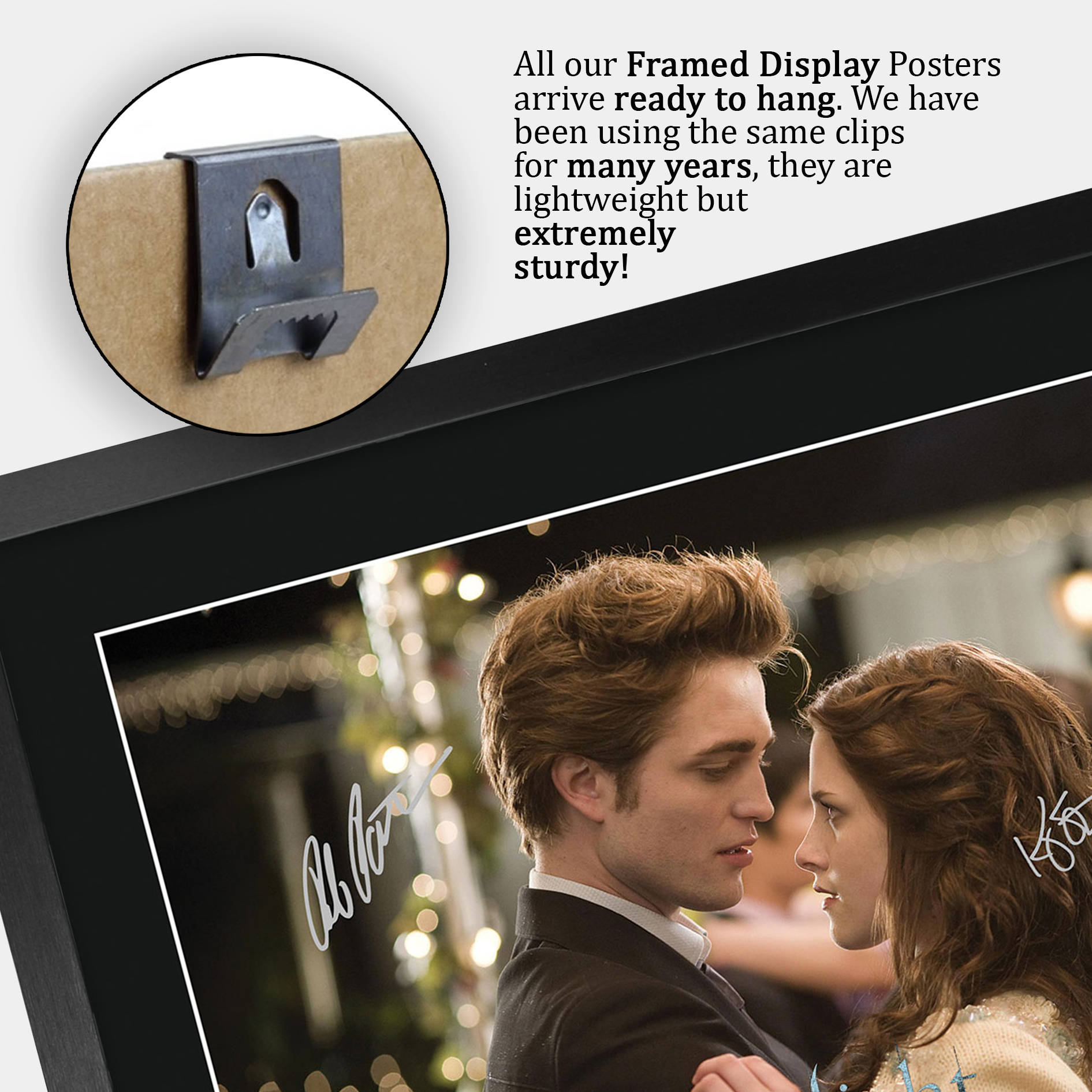 Twilight Ideal Gift Printed Framed Autograph Picture to Movie Memorabilia Fans - Imagen 55 de 85