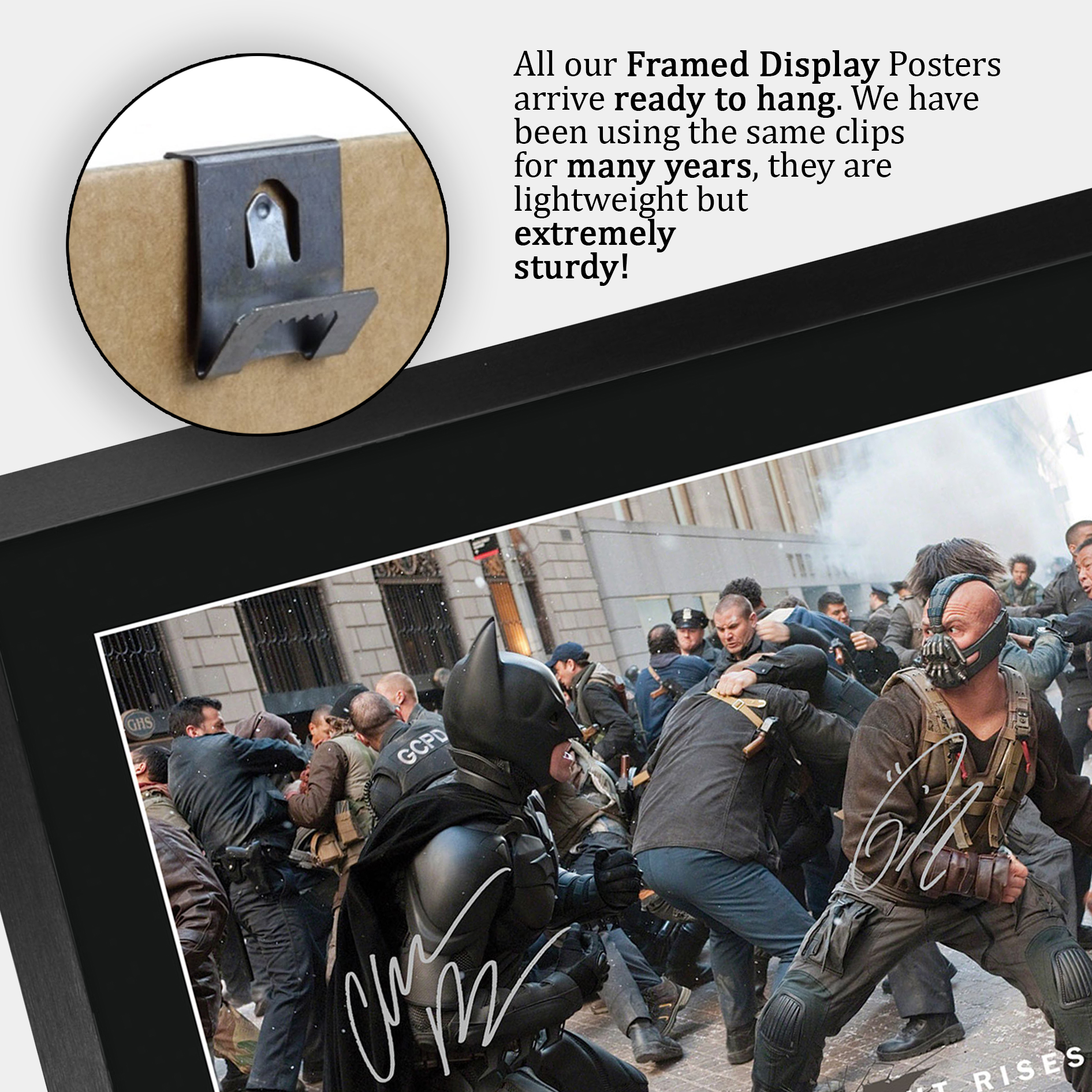 Batman Begins Excellent Gift Idea Printed Poster Framed Picture for Movie Fans - Picture 48 of 85